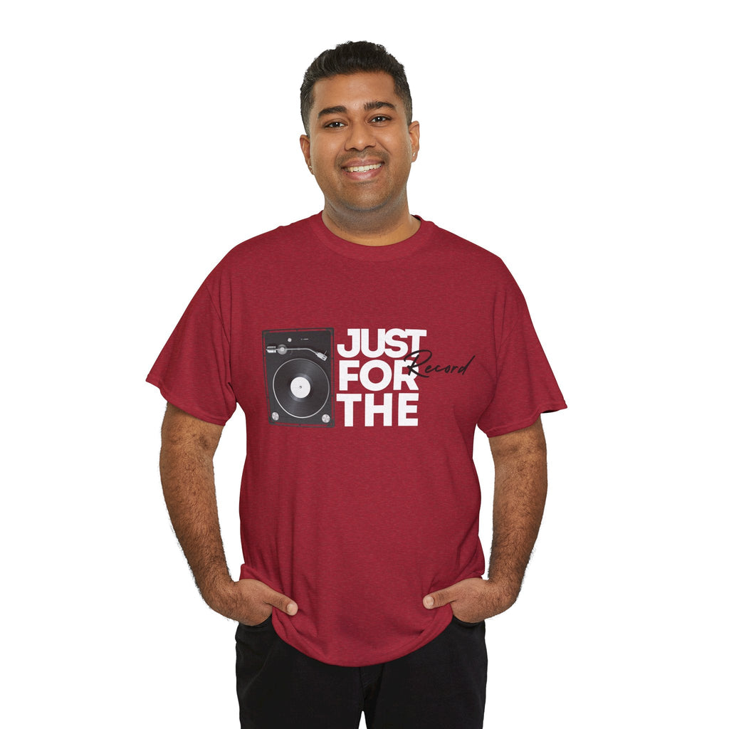 Just for the Record Men's Vinyl T-Shirt