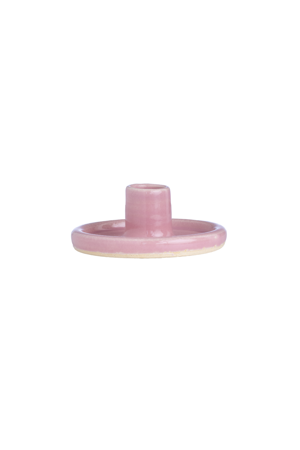 Handmade Ceramic Candle Holders with Drip Tray