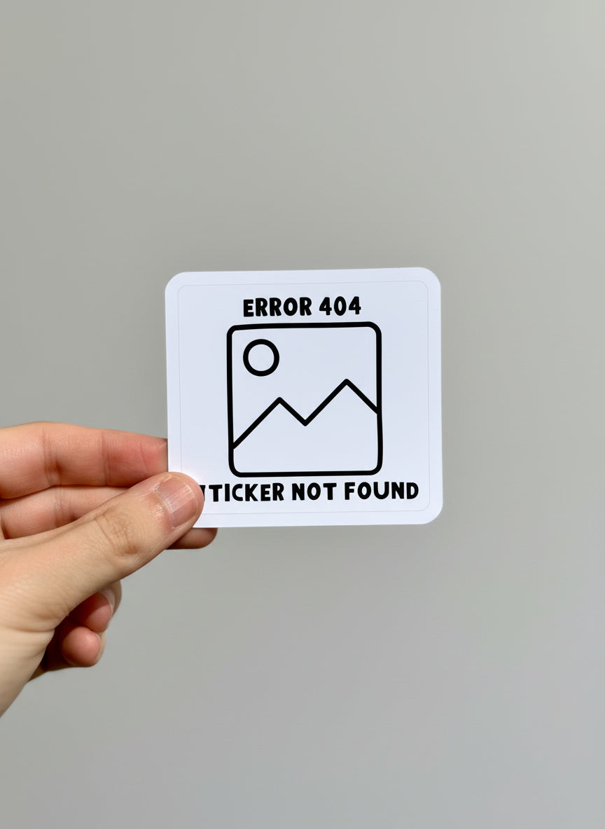 Error 404 Sticker Not Found