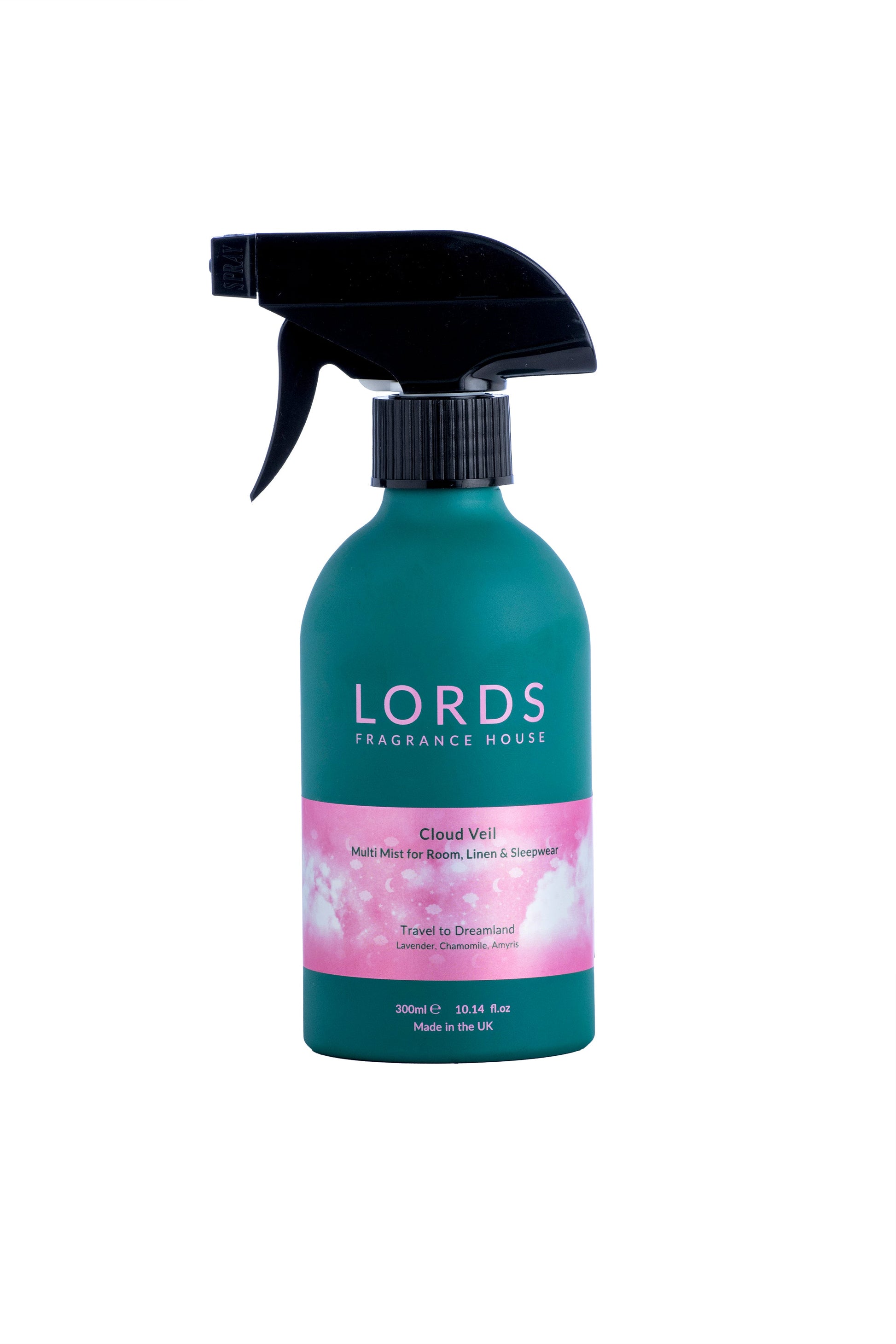 Green Aluminium Room and Linen Spray