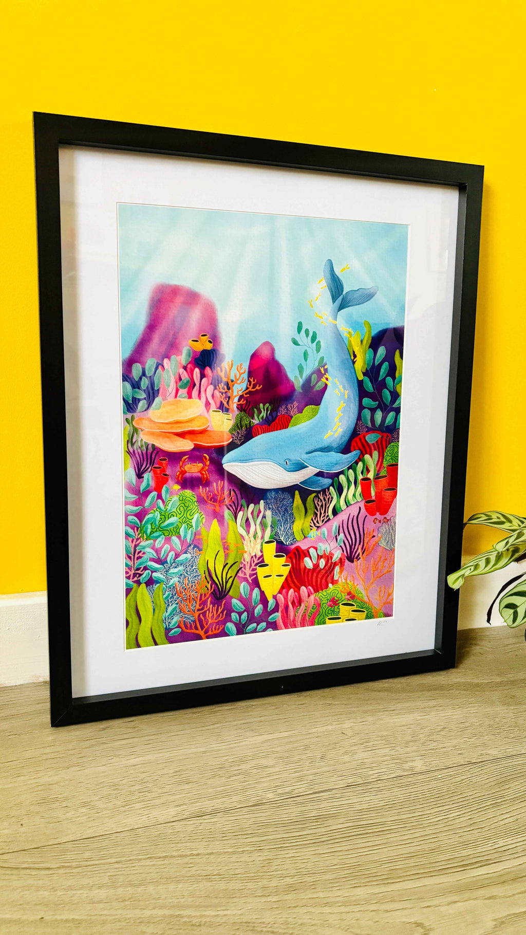 Ocean Art Print Colourful Home Decor Multiple Sizes