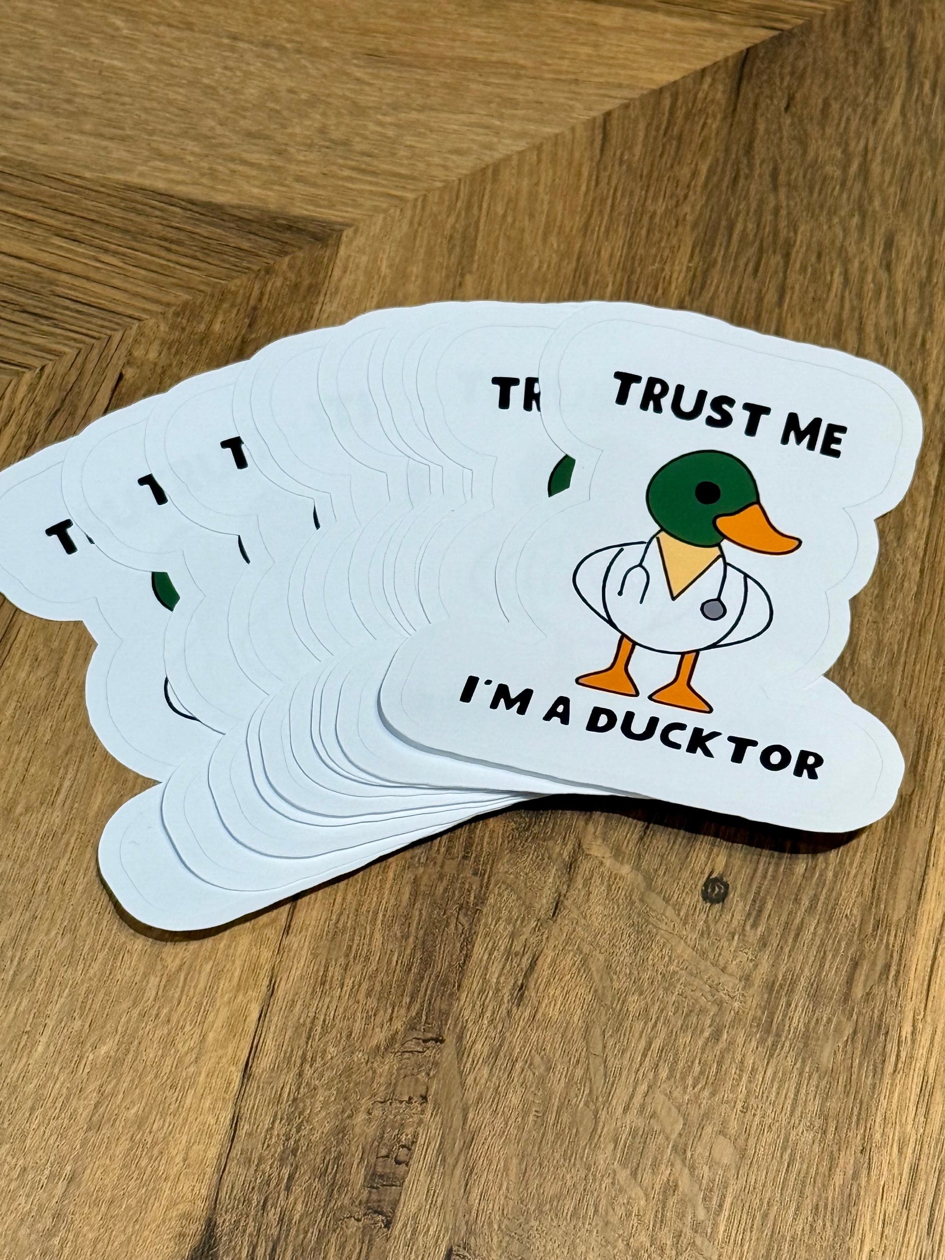 Trust Me I'm A Ducktor Sticker