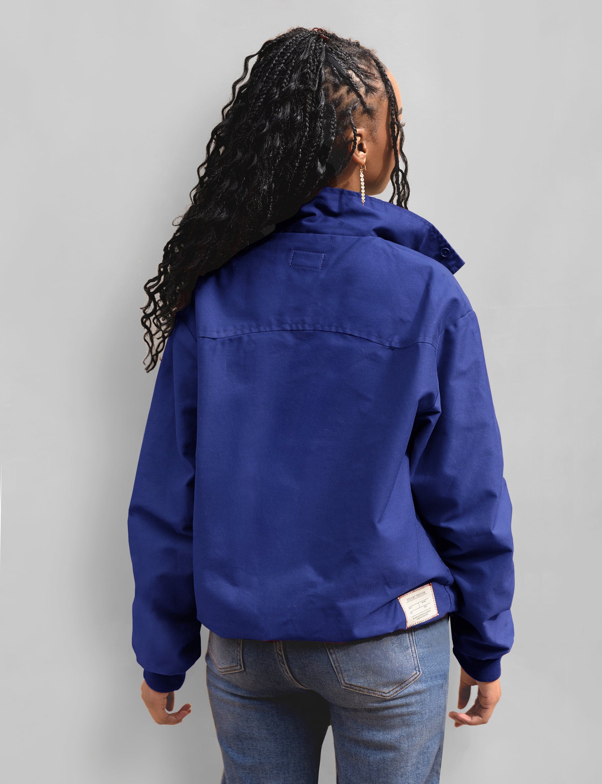 Classic Blue Harrington Jacket