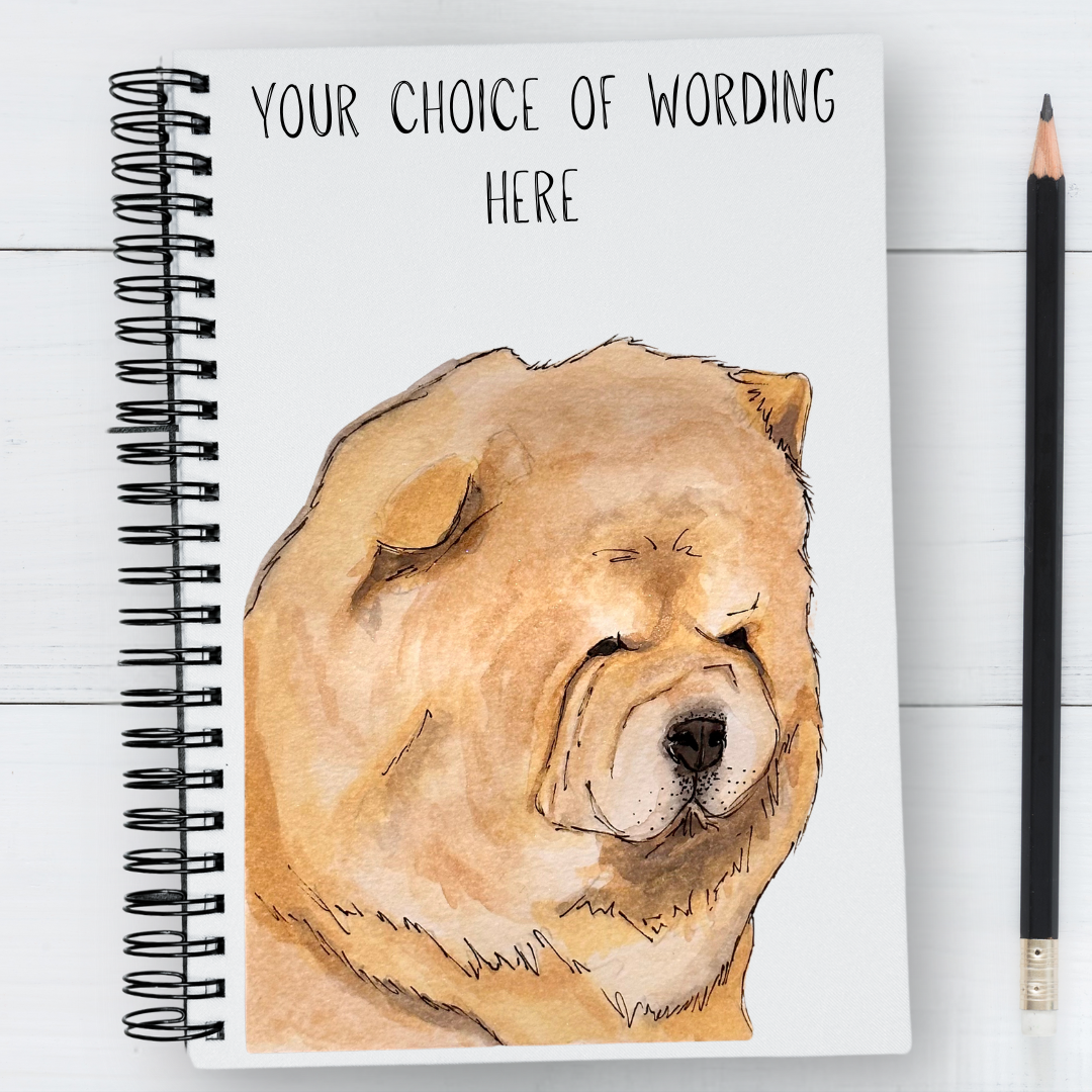 Pet Portrait Notebook A5 Handmade