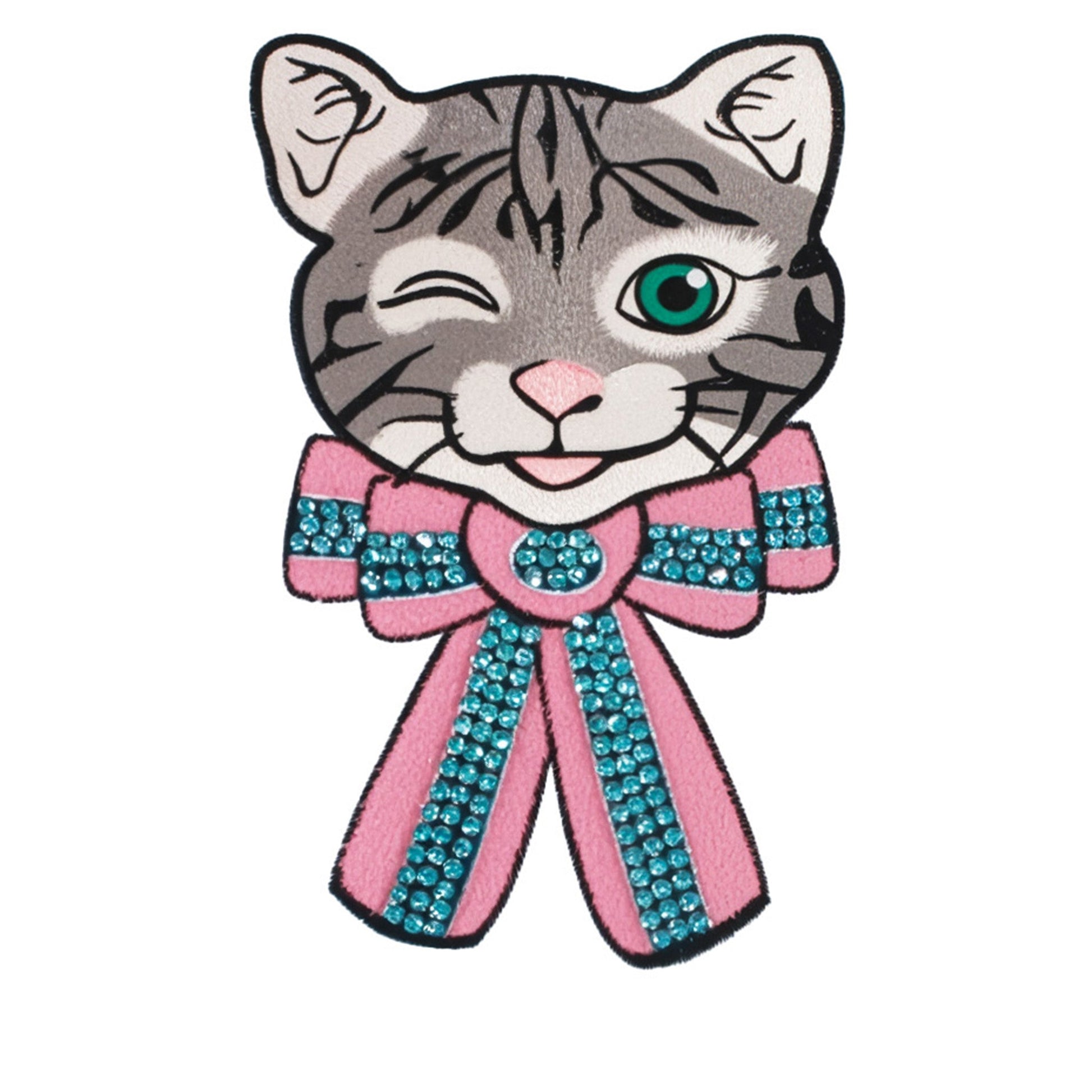 Cotton Cat Printed and Embroidered T-Shirt