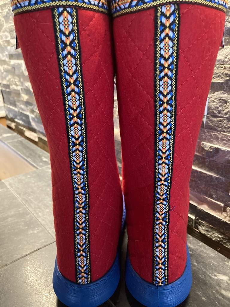 Norwegian Felted Wool Boots – Lightweight & Secure Winter Gear by Nesna Lobben at www.brixbailey.com