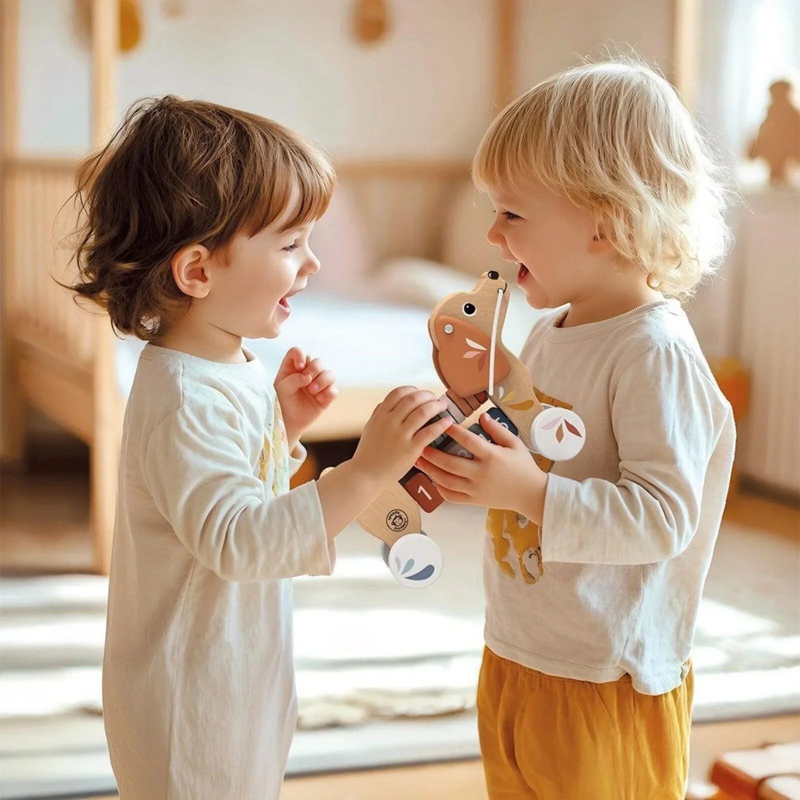 Puppy Pull Along Toy for Toddlers