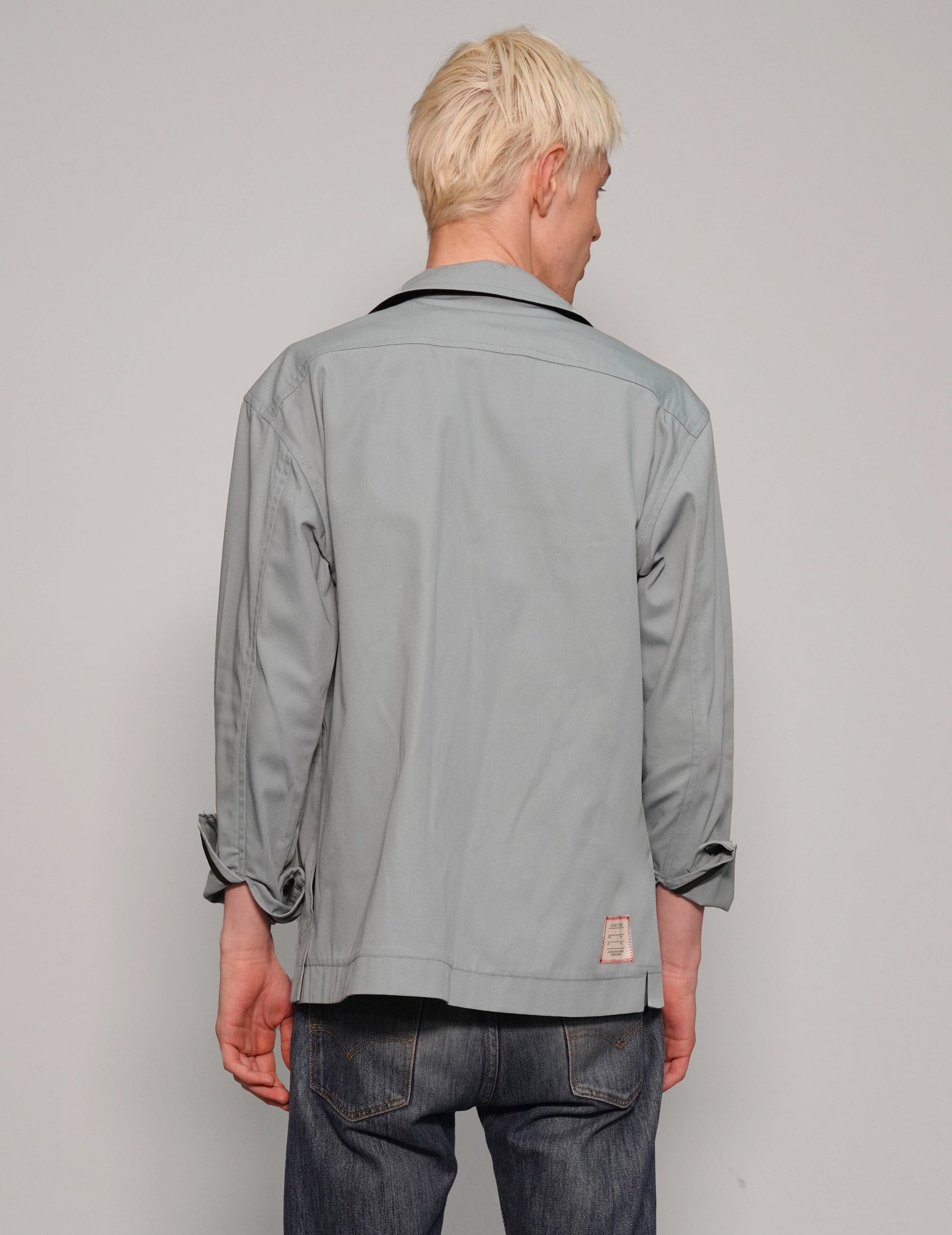 Charcoal Grey Cotton Workshirt