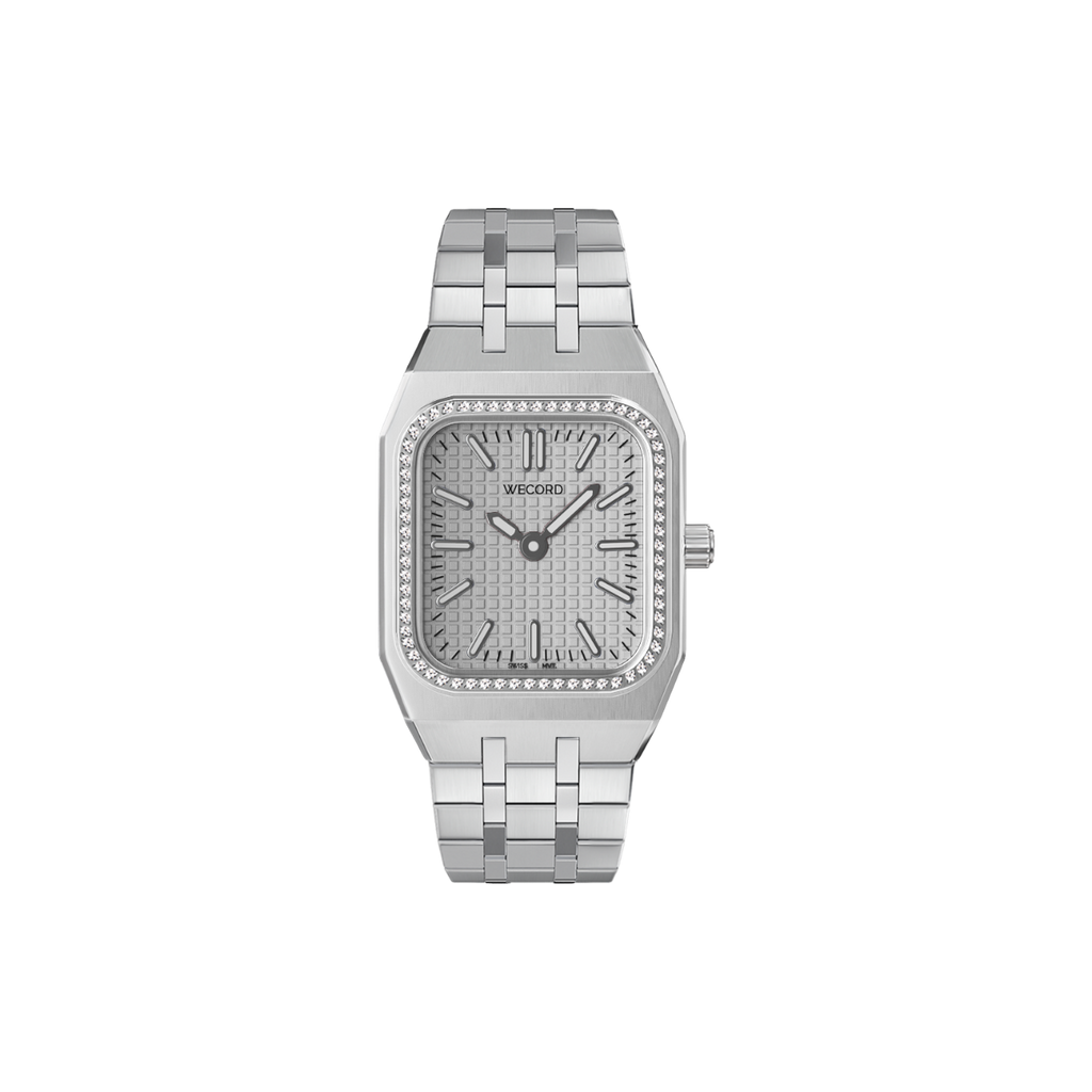 Small Diamond Watch in Stainless Steel