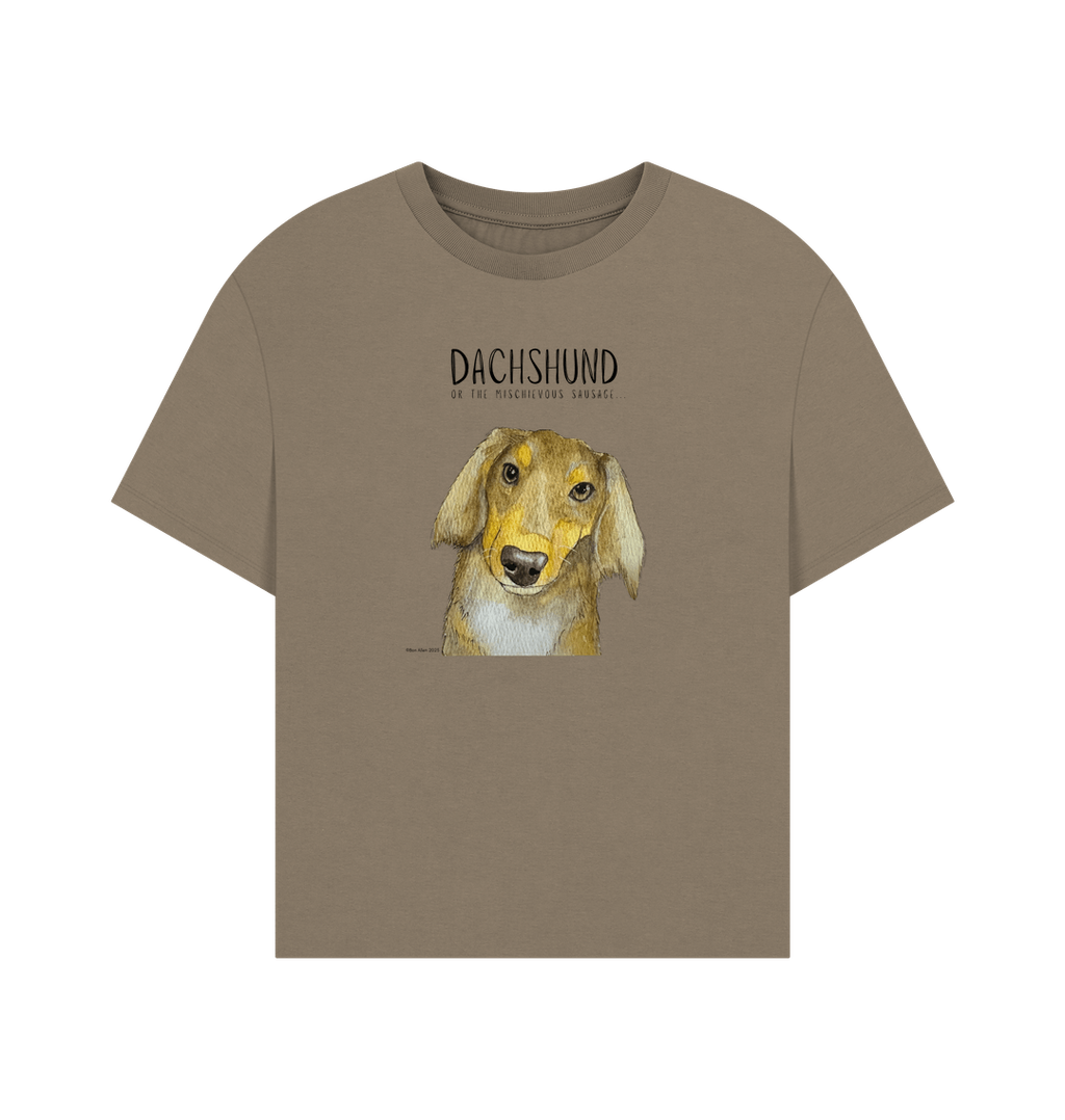 Long Haired Dachshund Women's Relaxed Fit T-Shirt