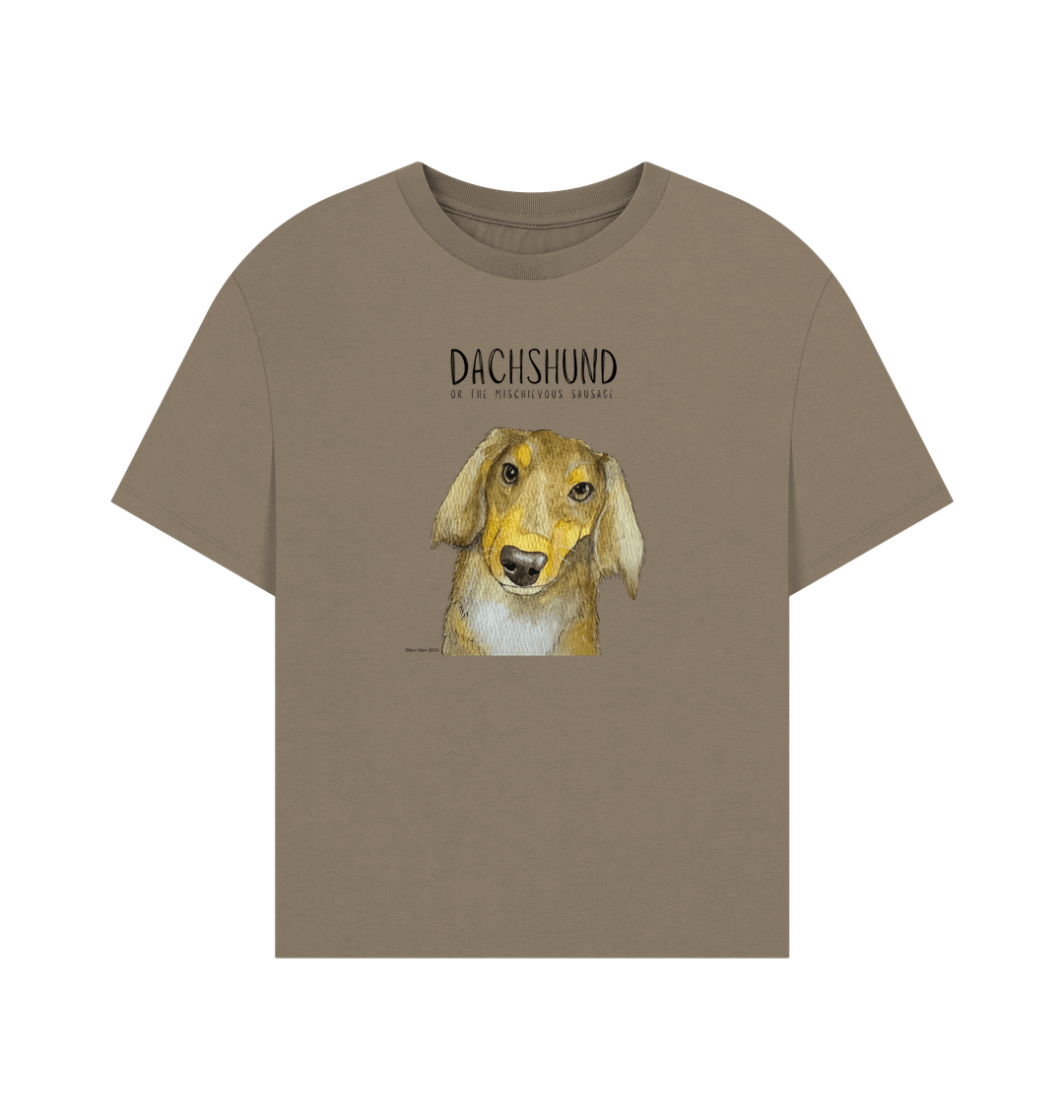 Long Haired Dachshund Women's Relaxed Fit T-Shirt
