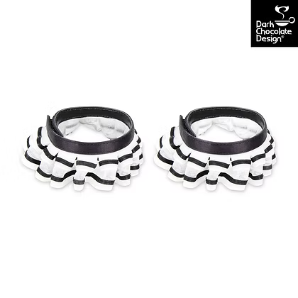 Arlequin Mid Heels Gothic Ruffle Mary Janes