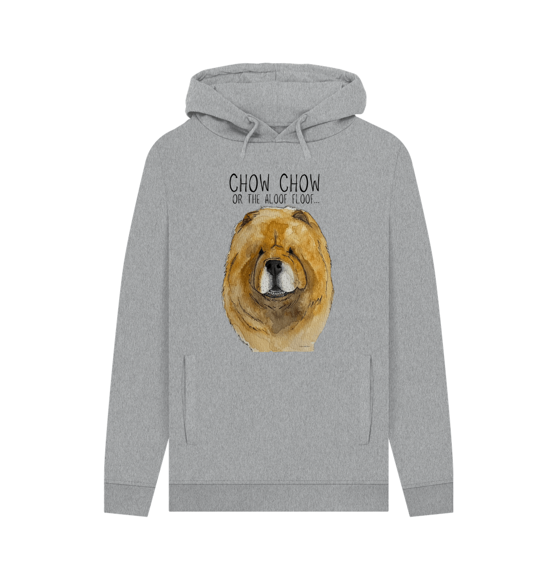 Red Chow Chow Men's Hoodie with Pocket Detail