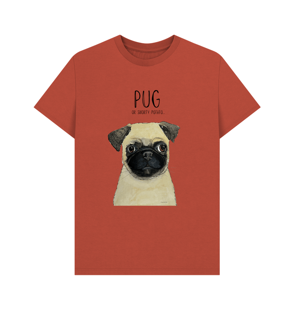Snorty Potato Pug Men's T Shirt