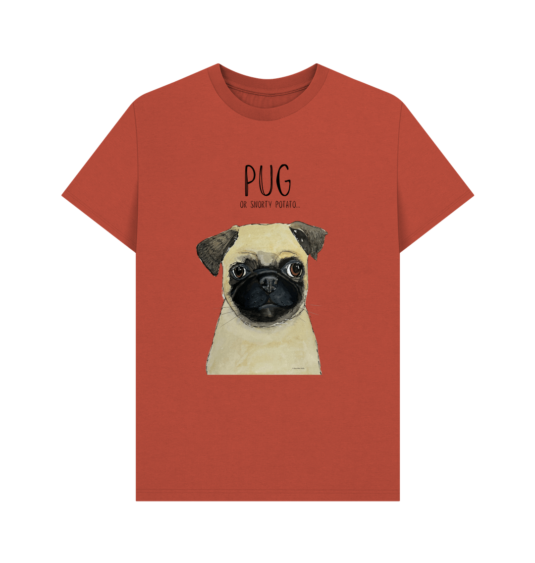 Snorty Potato Pug Men's T Shirt
