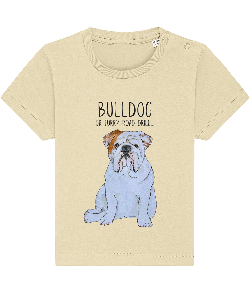 Bulldog Baby T-Shirt for Little Rebels