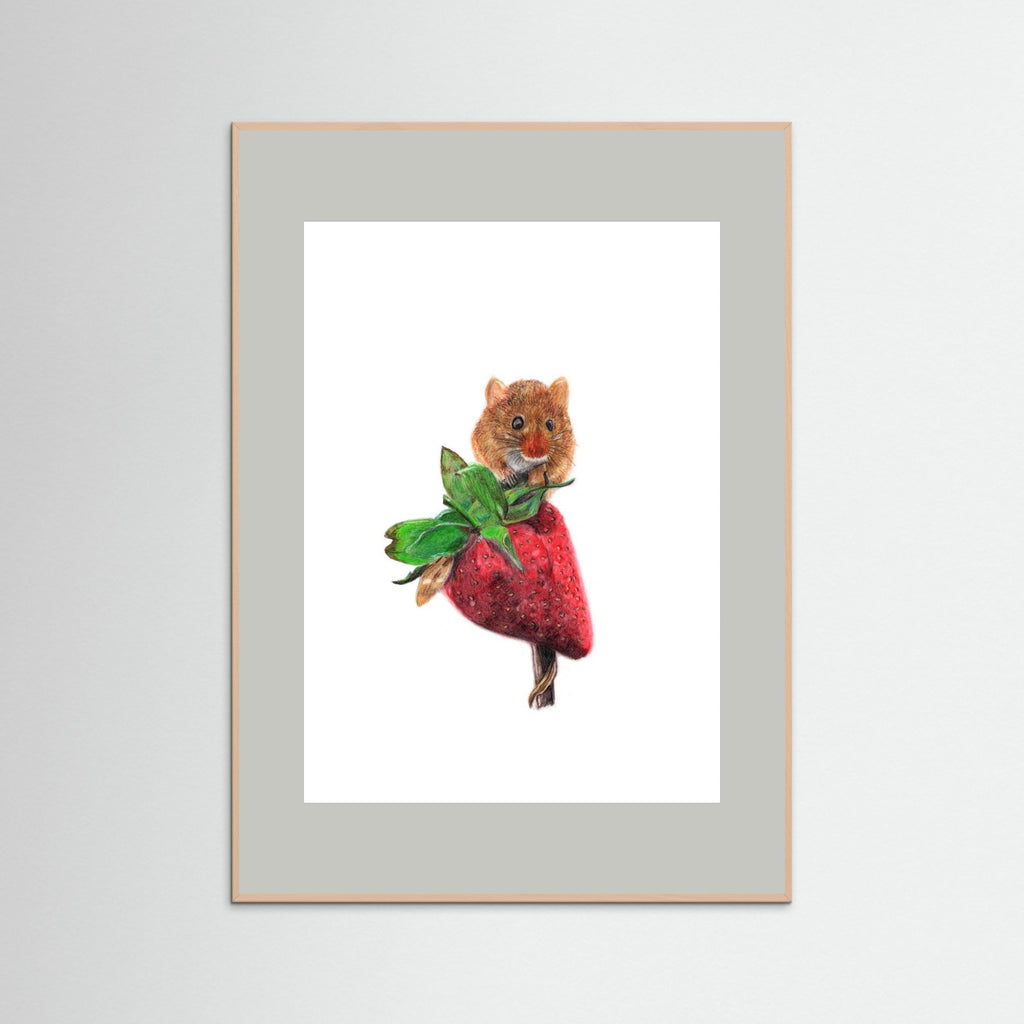 Field Mouse Wildlife Art Print