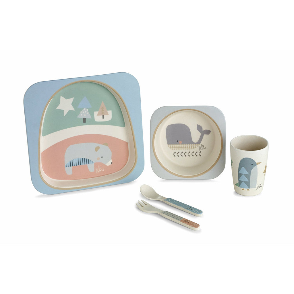 Melamine Baby Tableware 5 Piece Dinner Set
