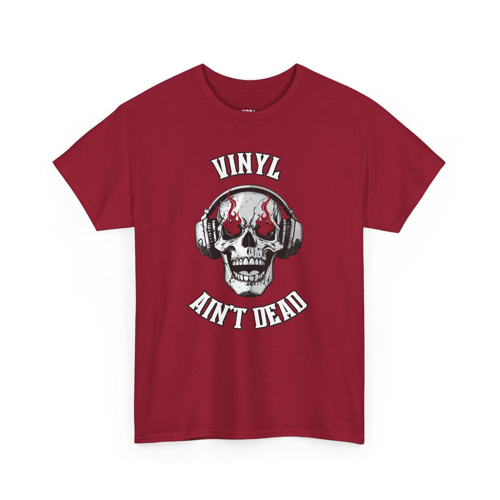 Vinyl Ain't Dead Skull Men's T-Shirt