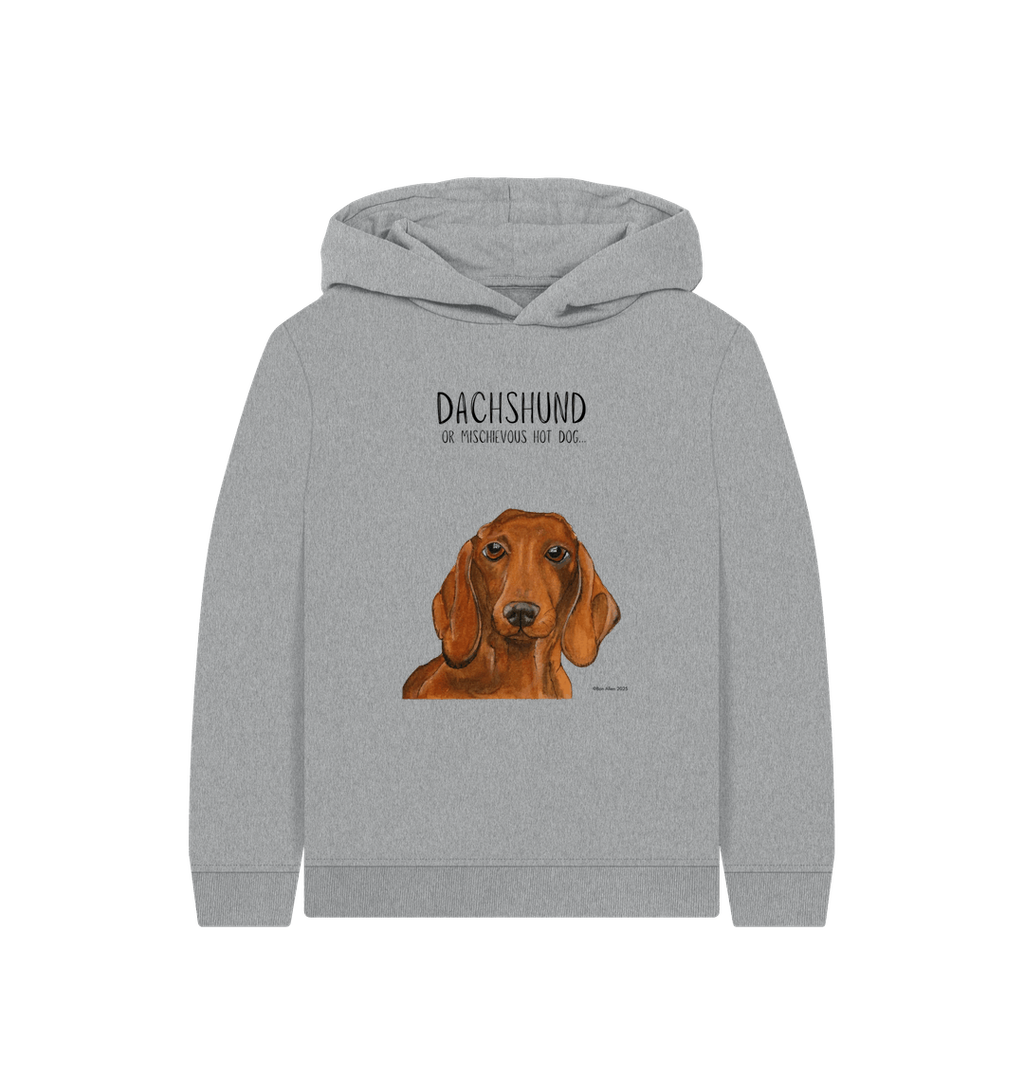 Dachshund Kids Hoodie Cozy Cute and Doxie Approved