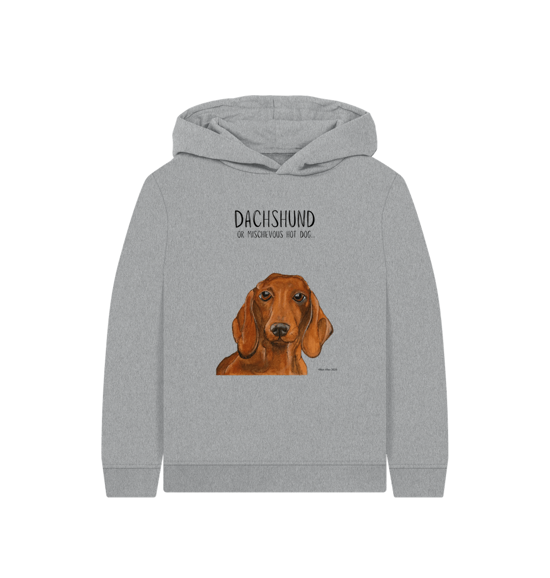 Dachshund Kids Hoodie Cozy Cute and Doxie Approved
