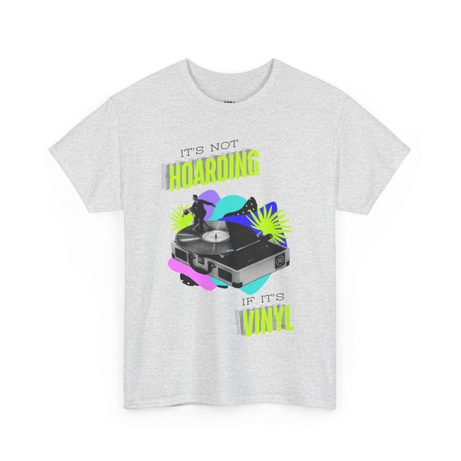It's Not Hoarding If It's Vinyl Fluorescent Men's T-Shirt