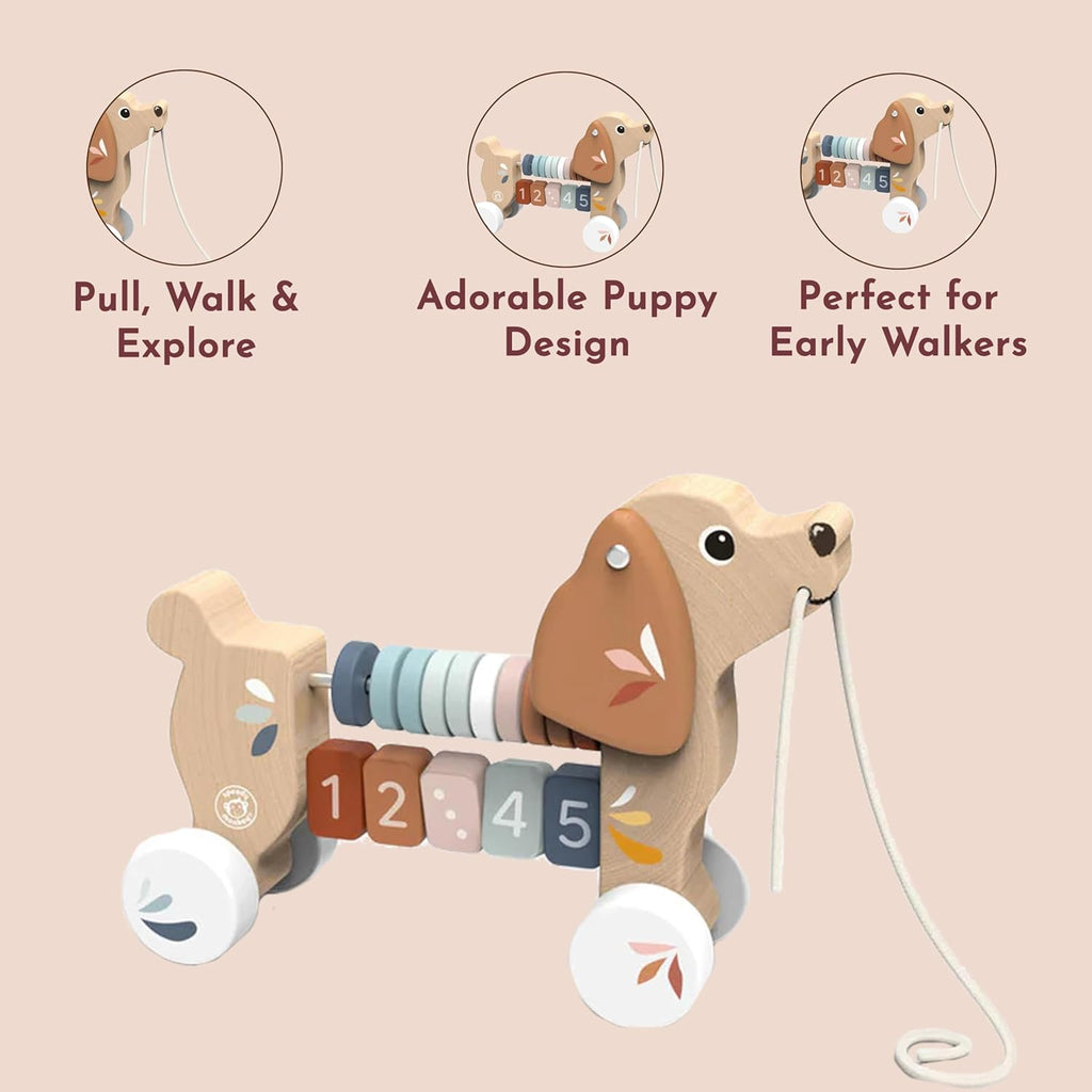 Speedy Monkey Puppy Pull Along