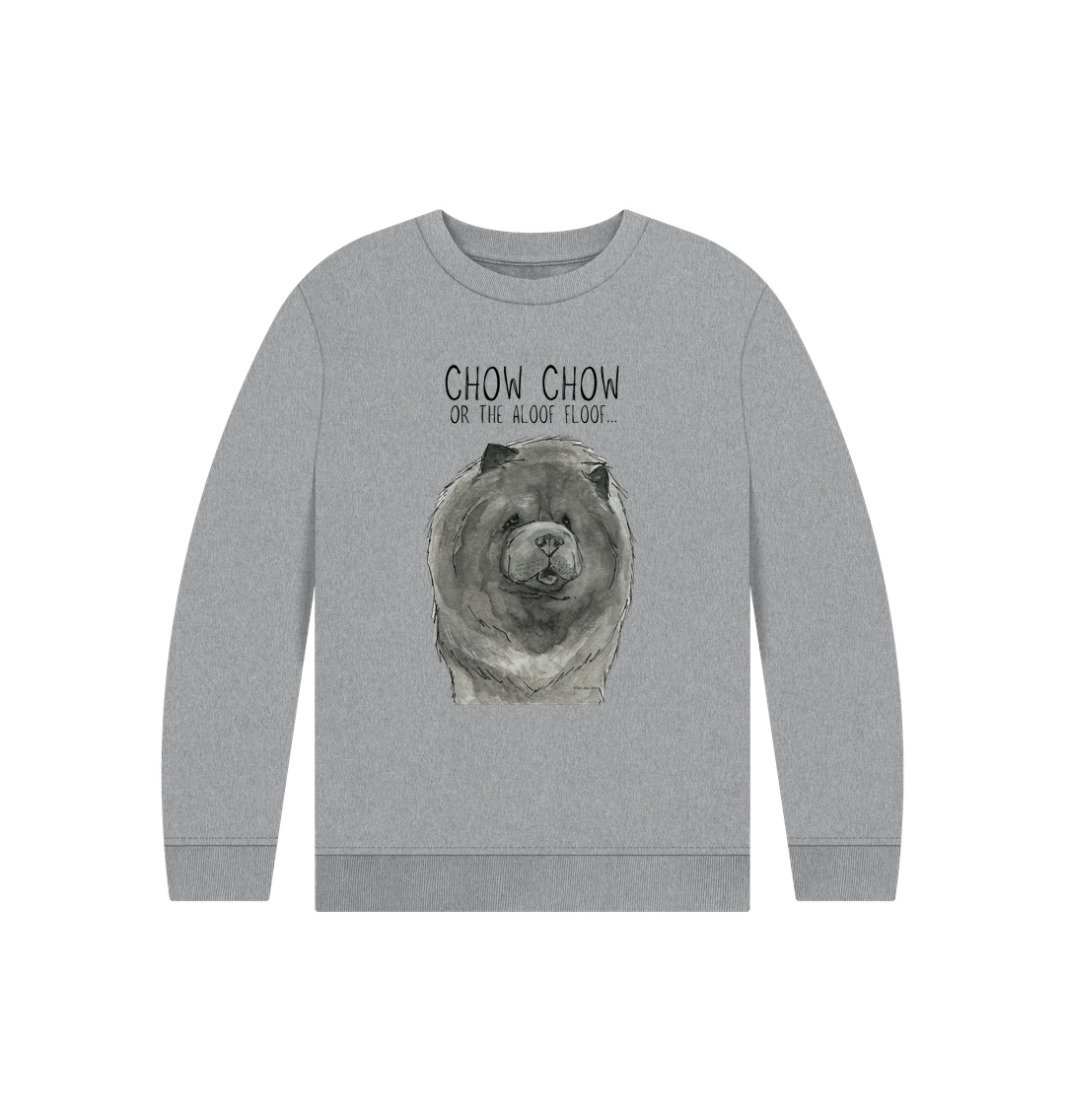 Blue Chow Chow Organic Cotton Sweatshirt for Kids