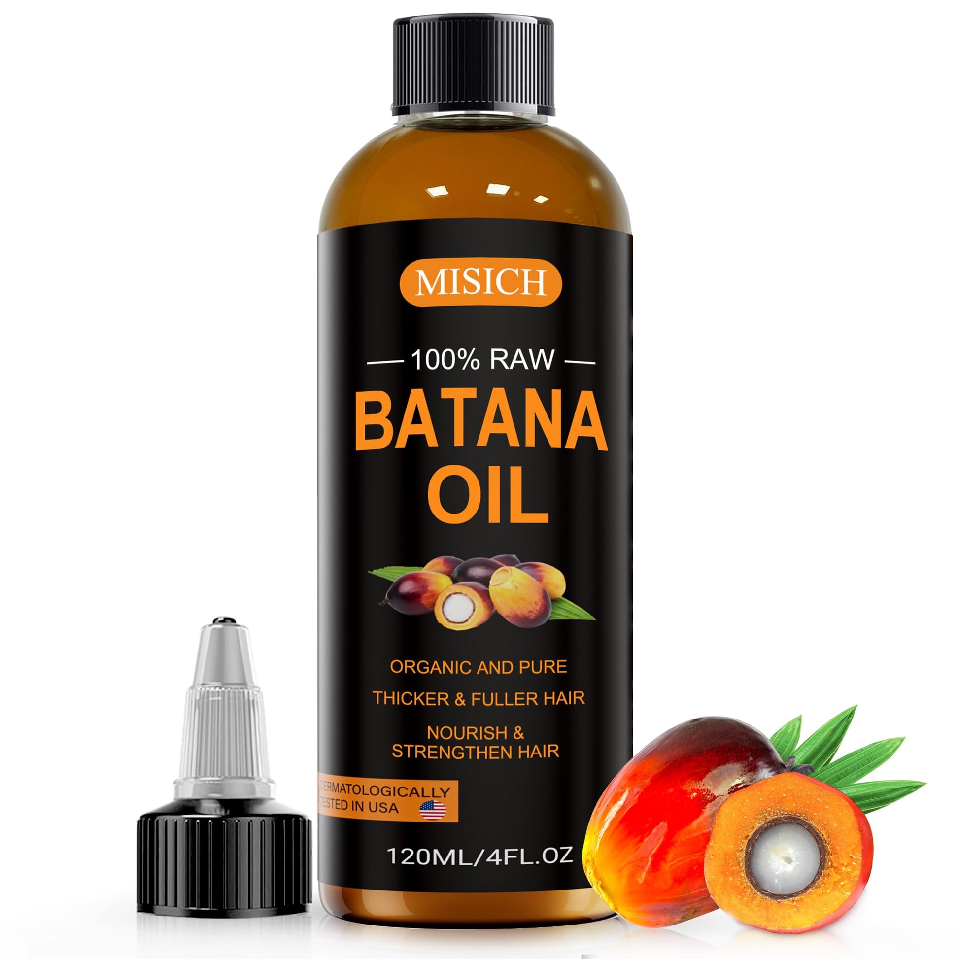 Raw Batana Oil for Hair Growth, 100% Pure and Organic