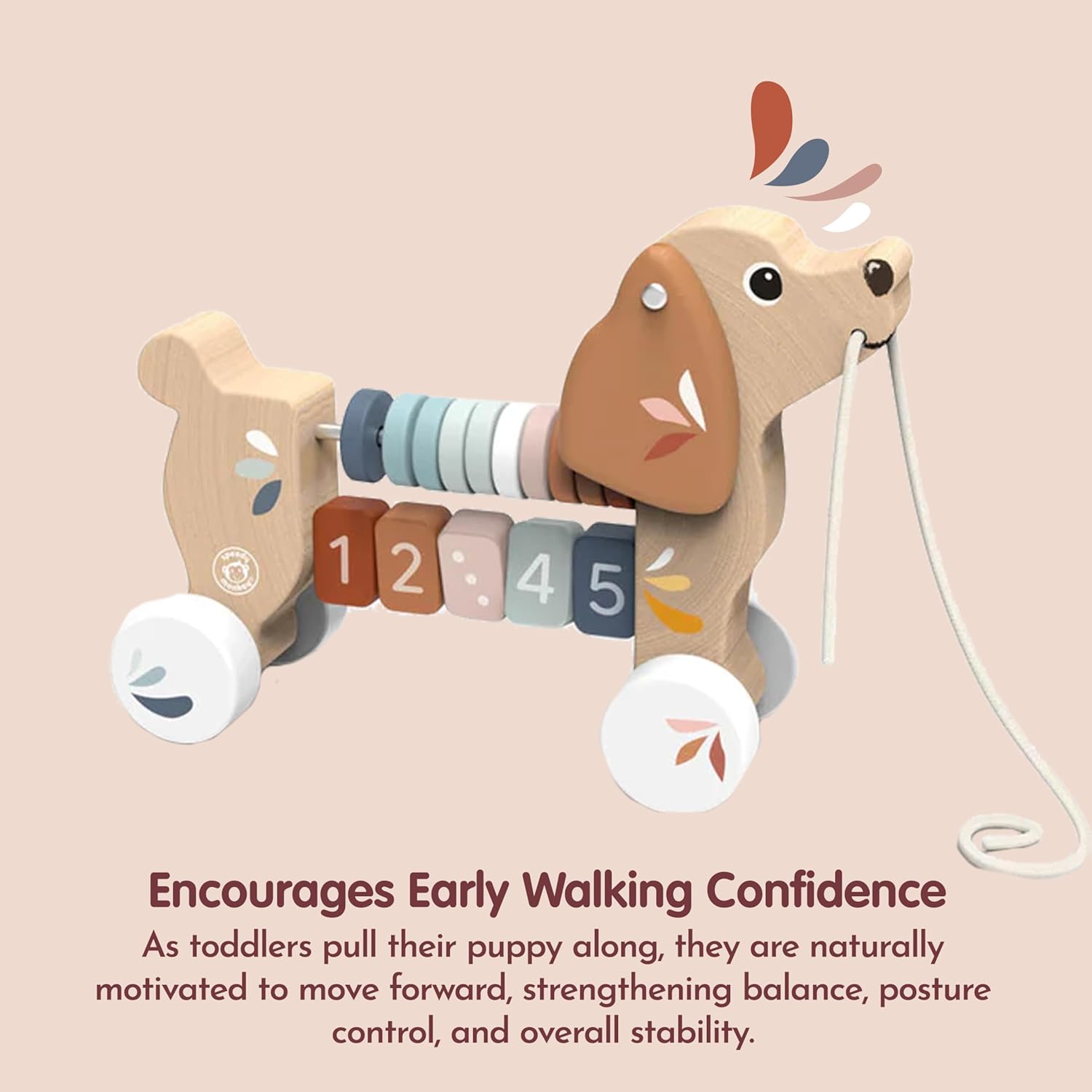 Speedy Monkey Puppy Pull Along