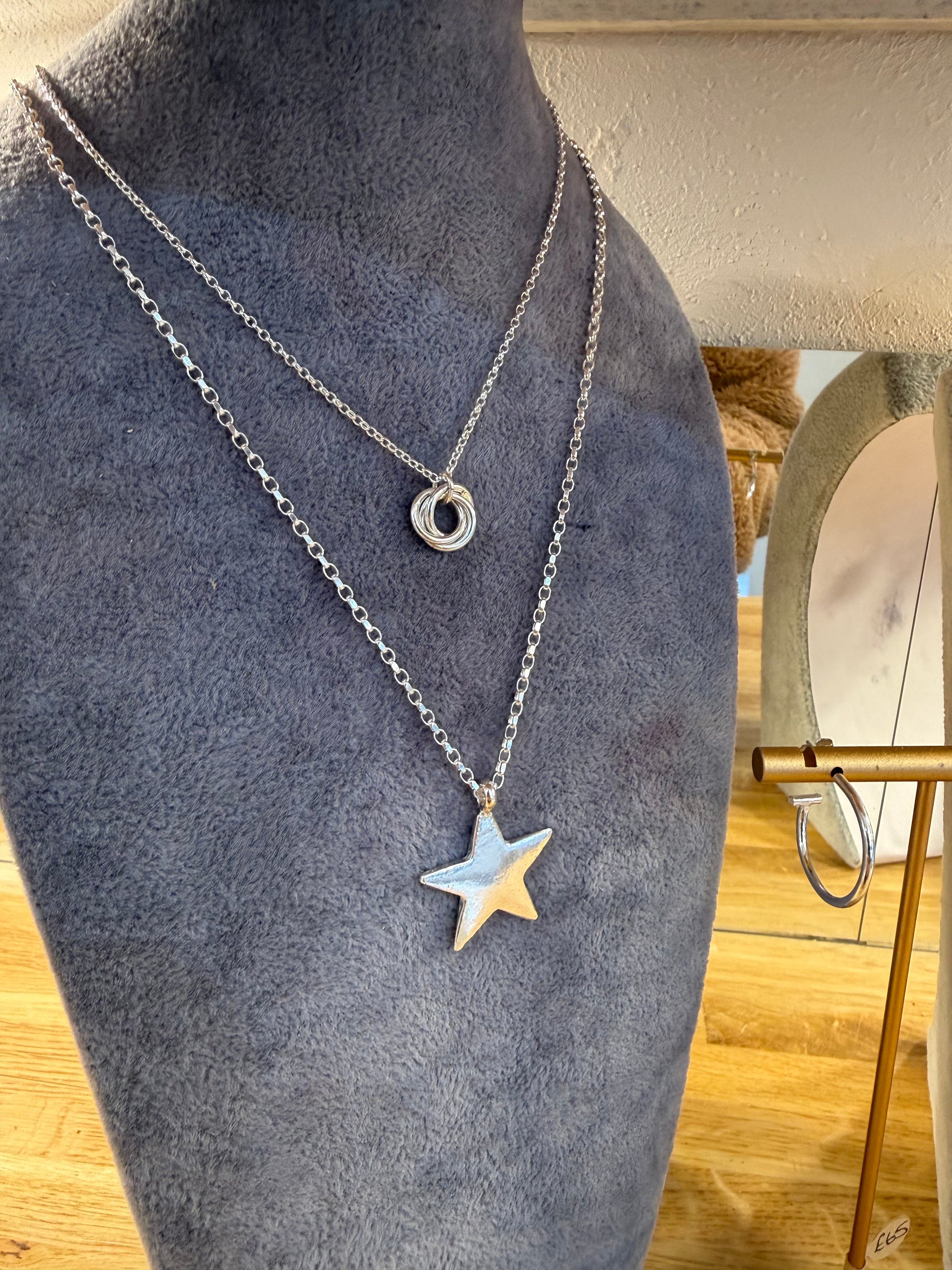 Russian Twist Sterling Silver Necklace