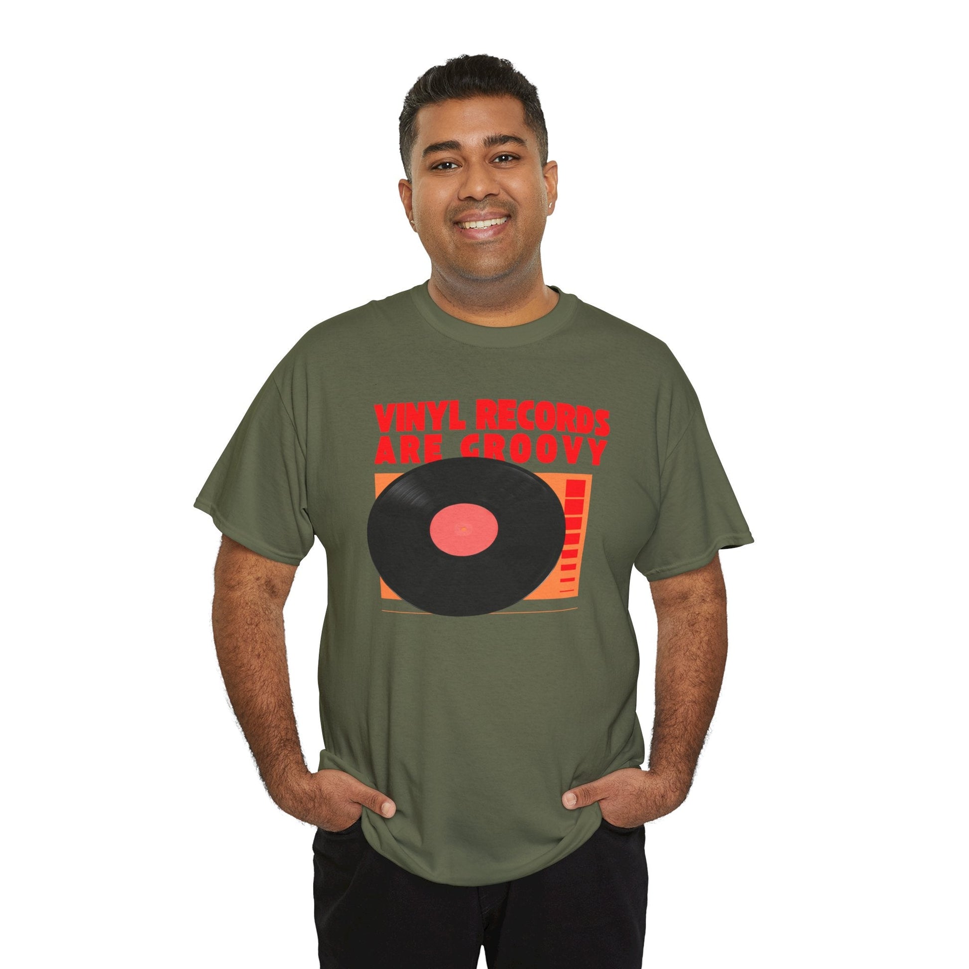 Vinyl Records Are Groovy Bold T-Shirt