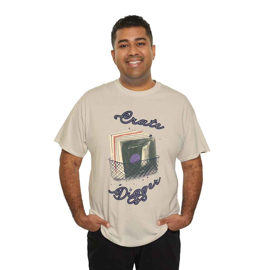 Crate Digger Vinyl Records Men's T-Shirt