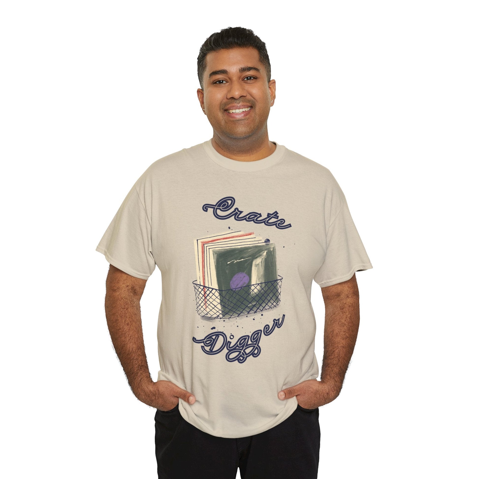 Crate Digger Vinyl Records Men's T-Shirt