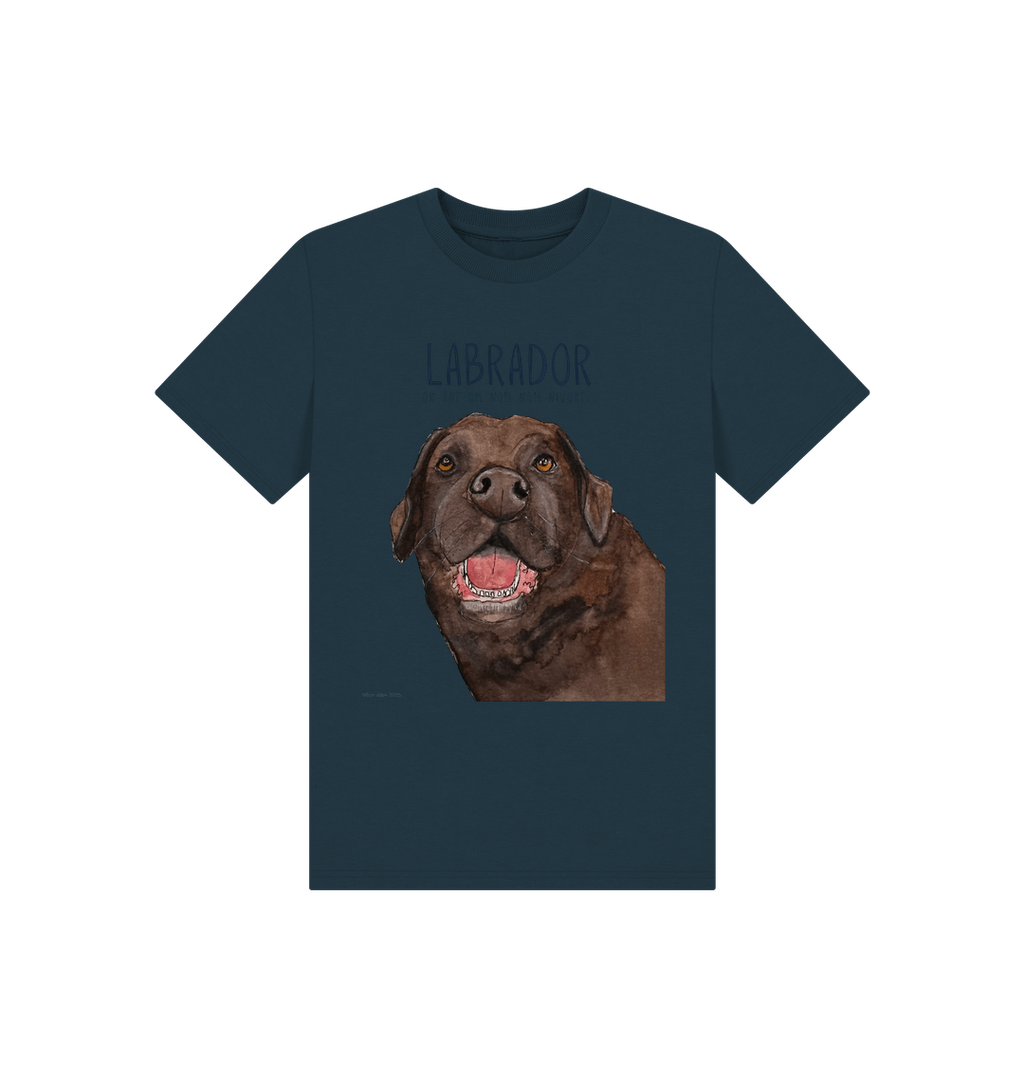 Chocolate Labrador Snack Patrol Kids T-Shirt