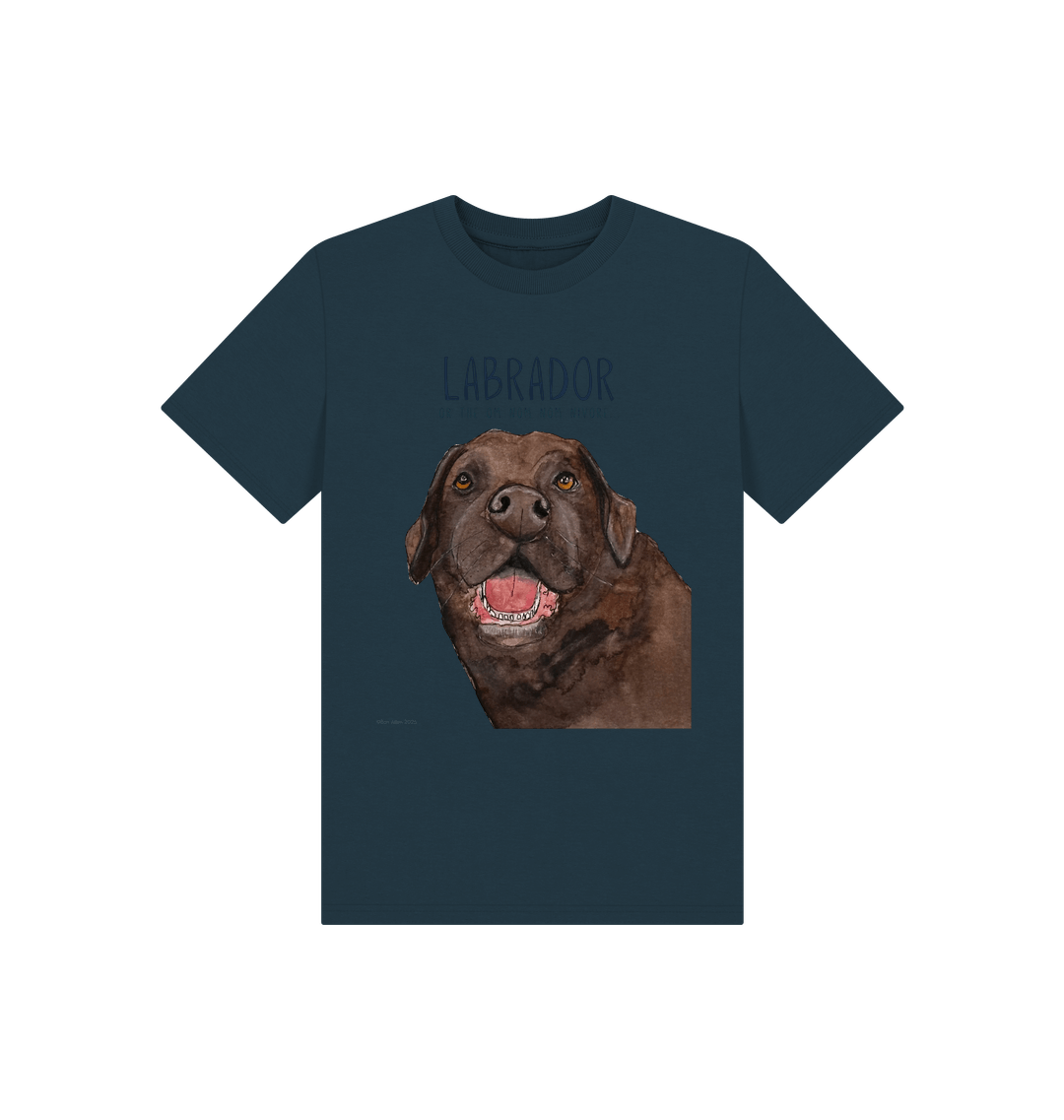 Chocolate Labrador Snack Patrol Kids T-Shirt