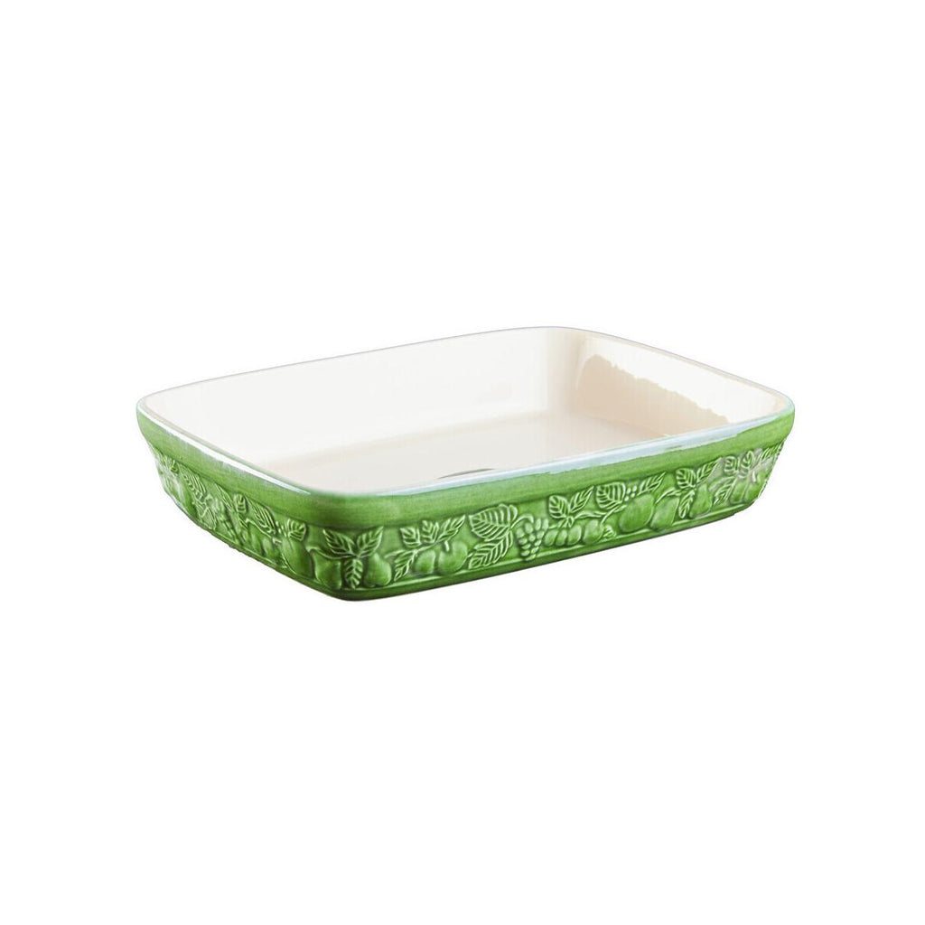 Small Rectangular Roasting Dish in Chateaux Green