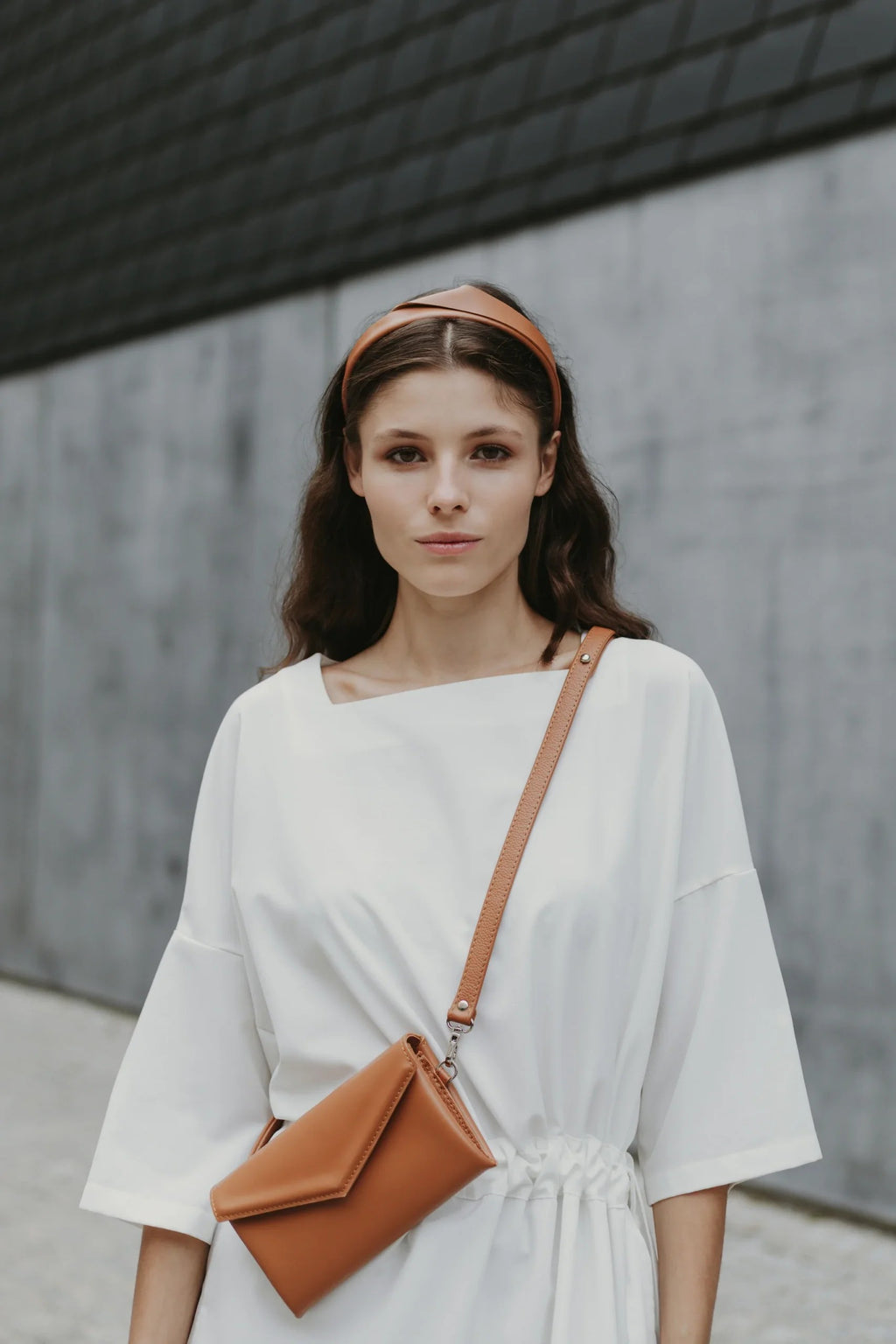 Handmade Leather Waist Bag by Gerda Retter - Versatile & Stylish with Adjustable Straps by Gerda Retter Design at www.brixbailey.com