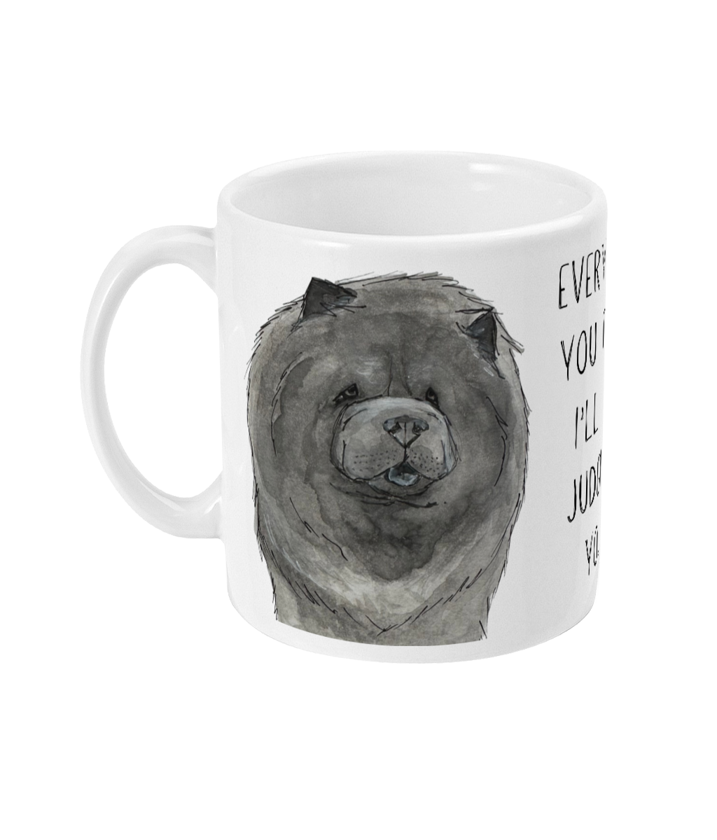 Blue Chow Chow Coffee Mug for Dog Lovers