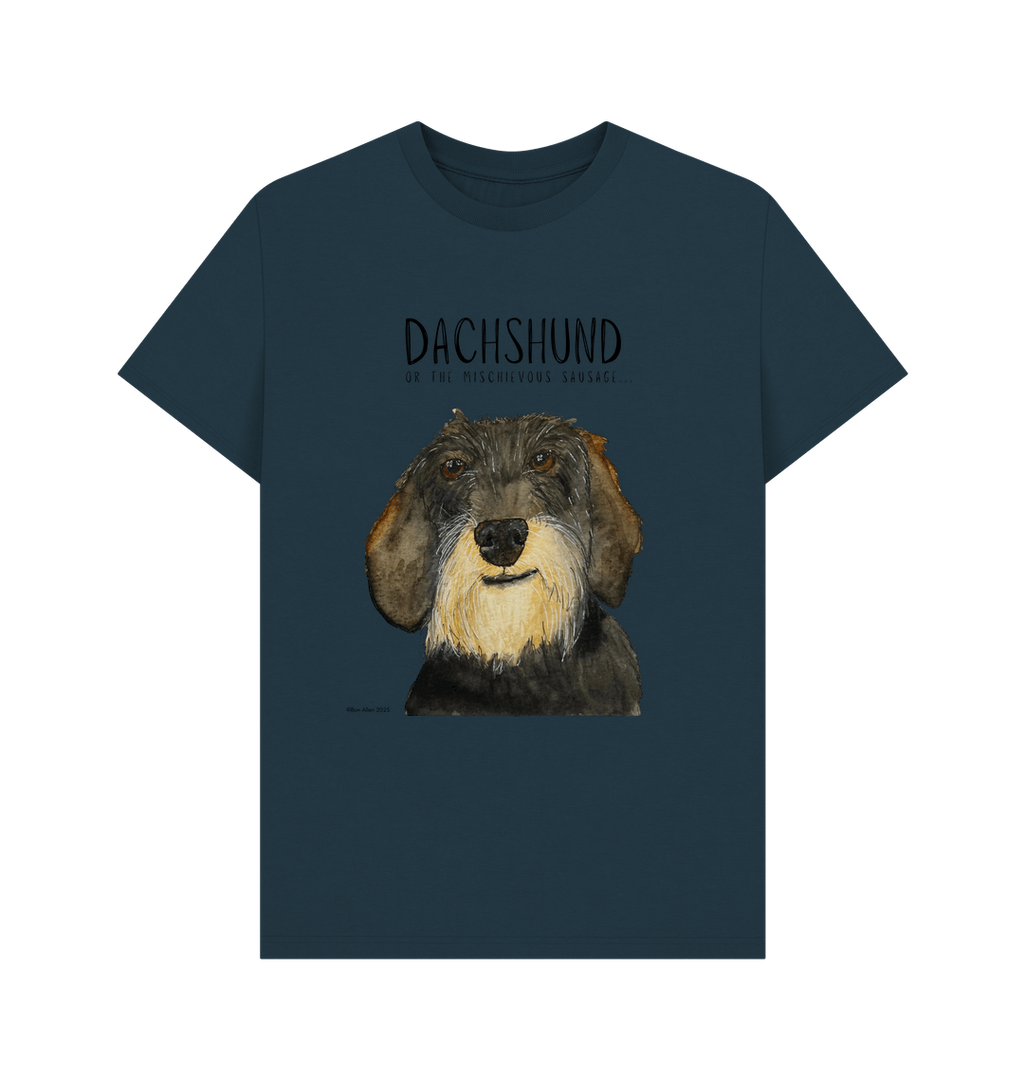 Wire Haired Dachshund T Shirt Mischievous Hot Dog Energy