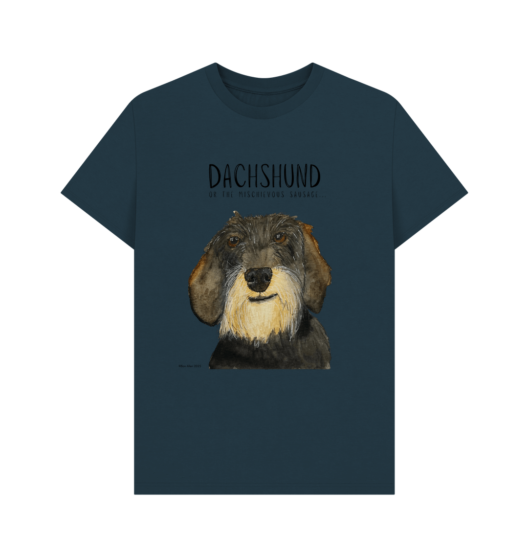 Wire Haired Dachshund T Shirt Mischievous Hot Dog Energy