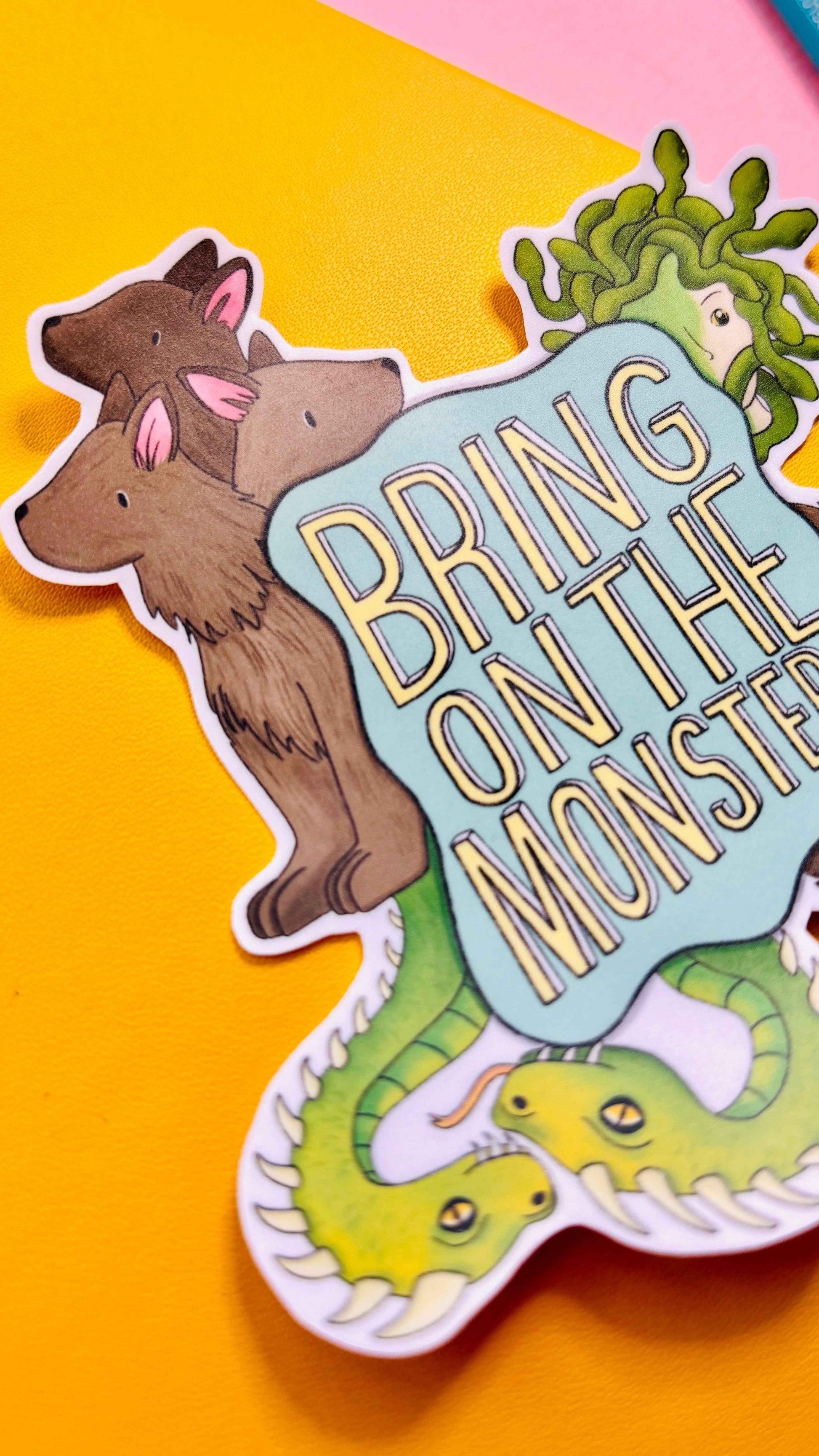 Greek Mythology Monsters Vinyl Sticker