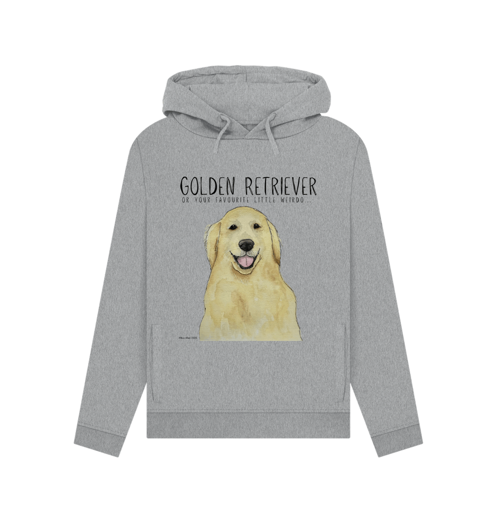 Golden Retriever Energy Sustainable Womens Hoodie