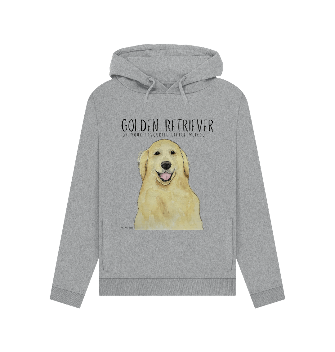 Golden Retriever Energy Sustainable Womens Hoodie