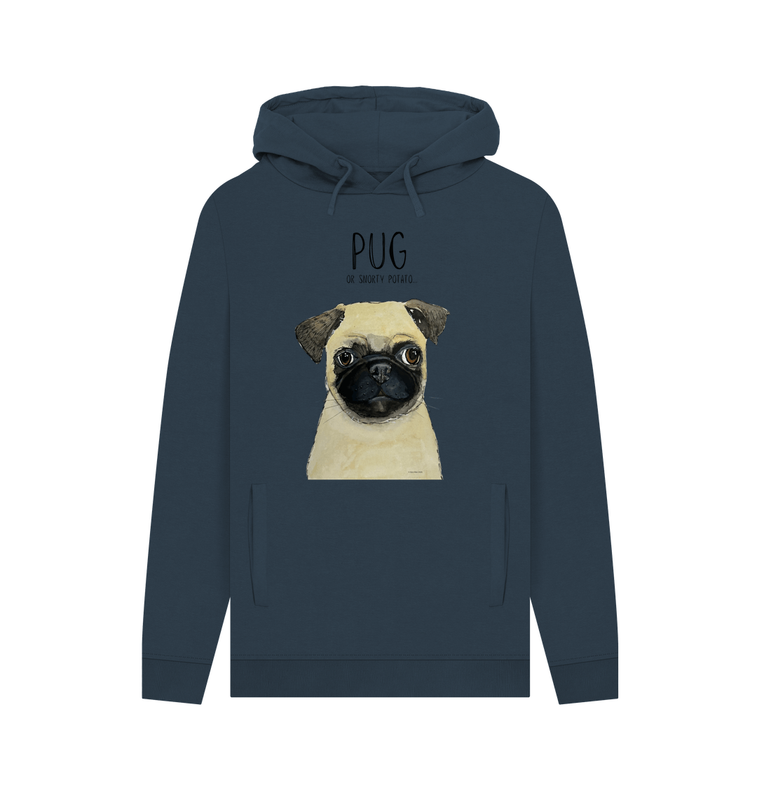 Snorty Potato Men's Hoodie Cozy Funny Pug