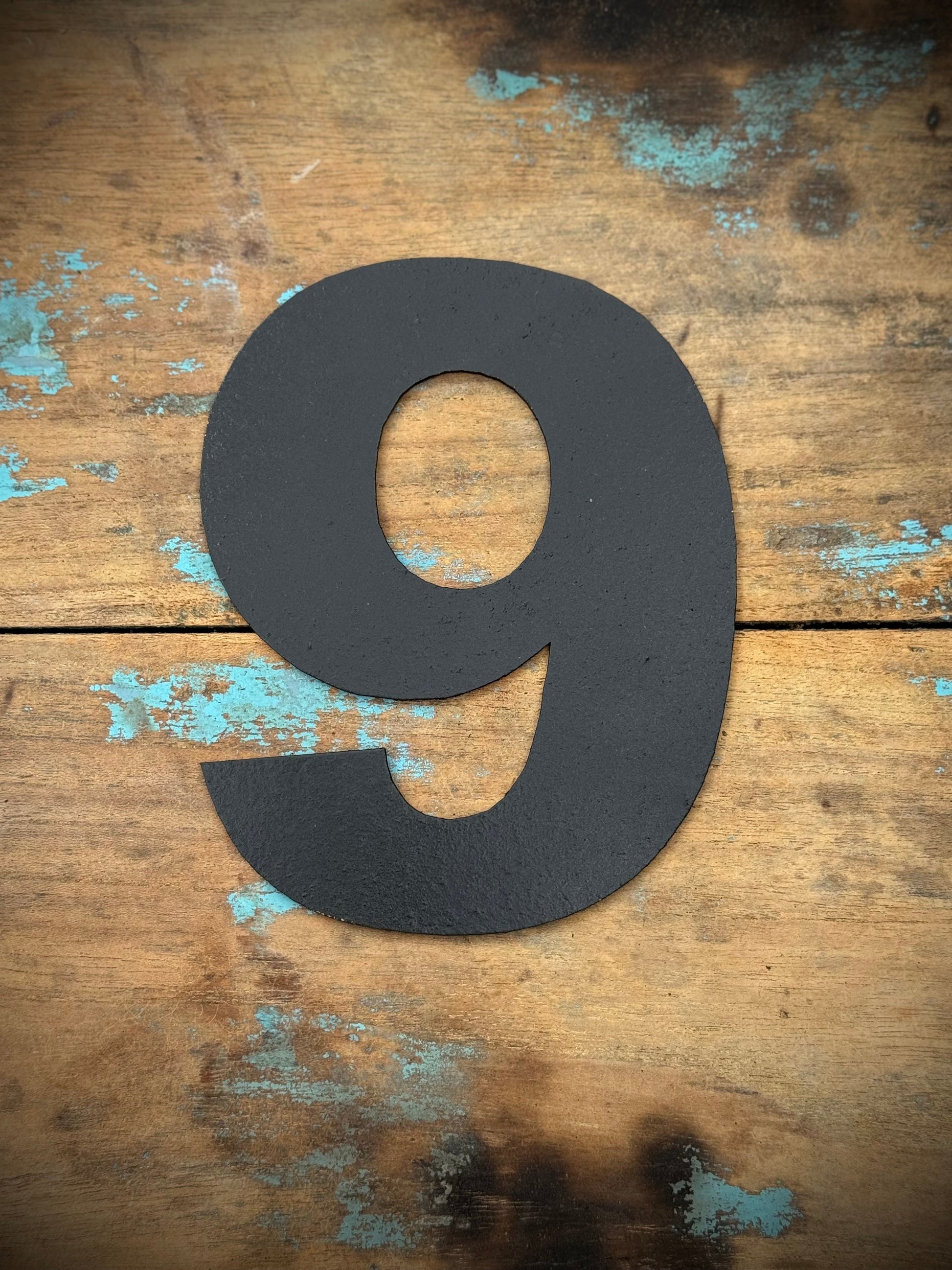 Black Metal Letters 12 inch and 5 inch Rustic Industrial Wall Decor