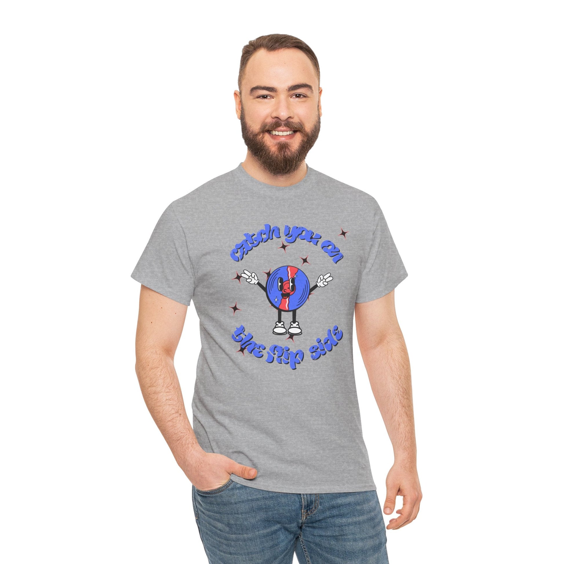 Catch You On The Flip Side Men's Vinyl T-Shirt