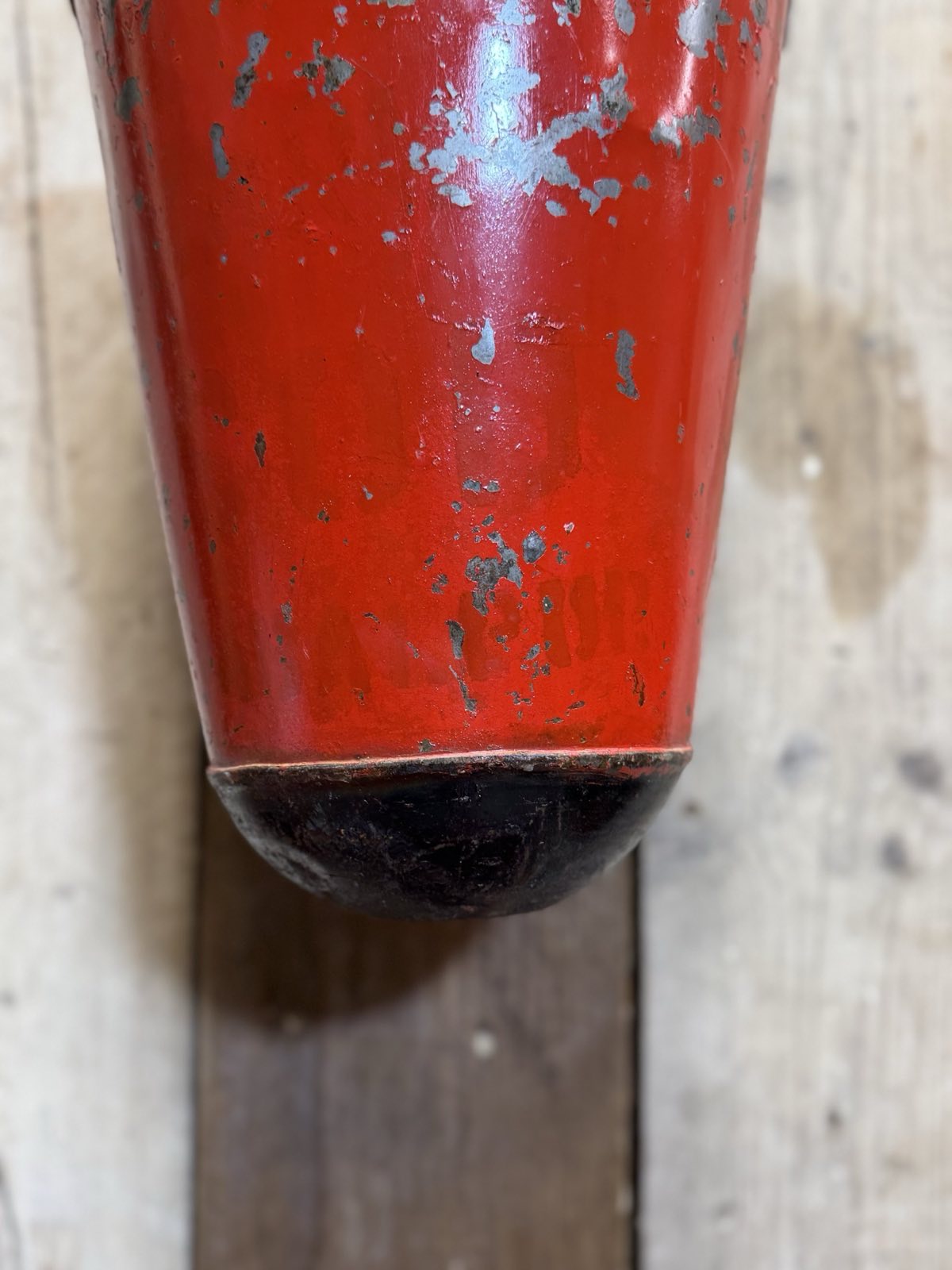 Vintage Galvanised Hanging Fire Bucket Plant Pot