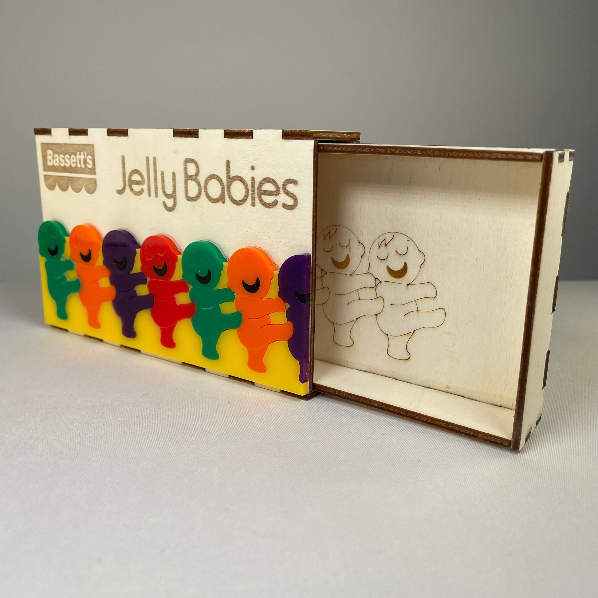 Retro Jelly Babies Storage Box Pre-Built Model