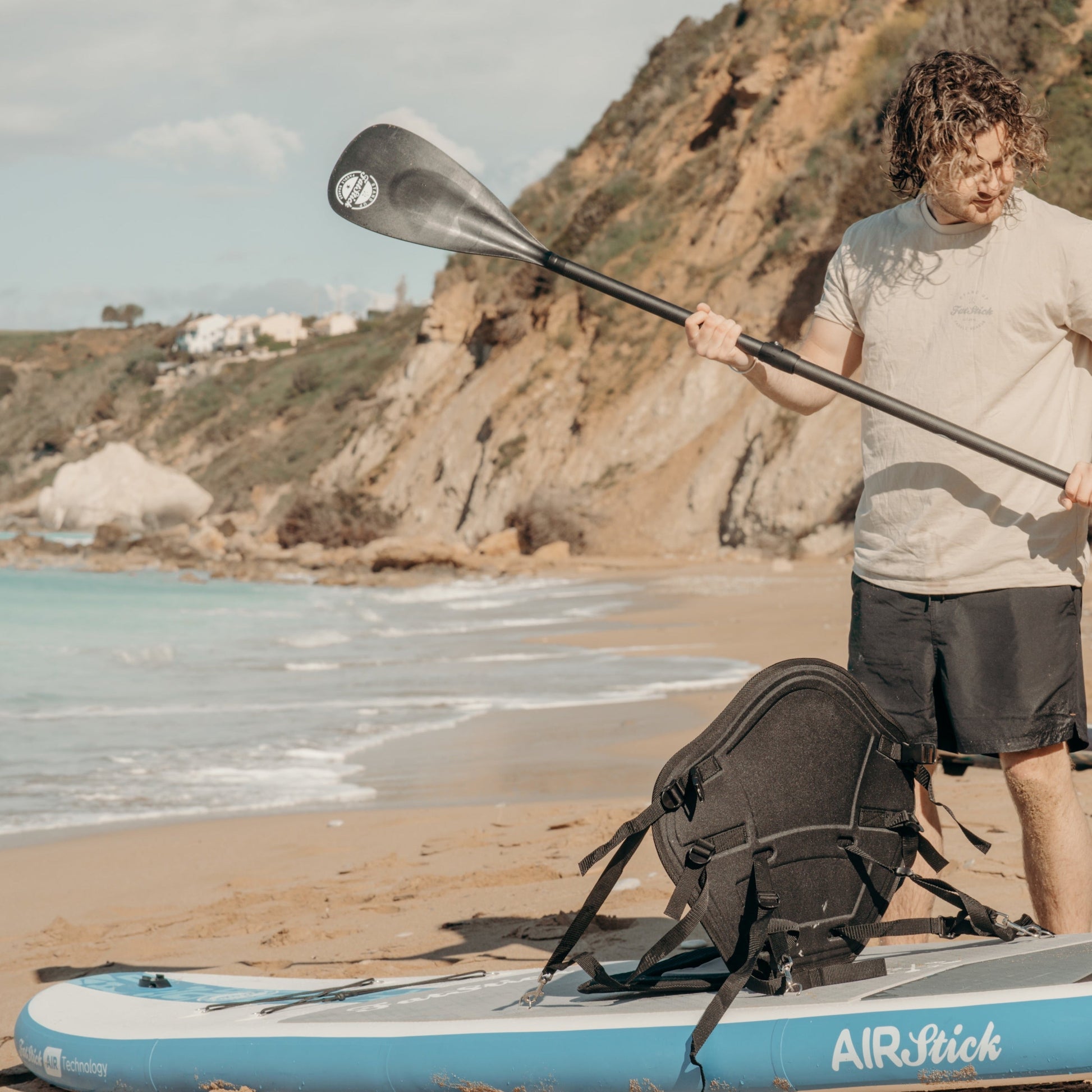 10 foot 6 inch Inflatable Stand Up Paddle Board with Kayak Seat